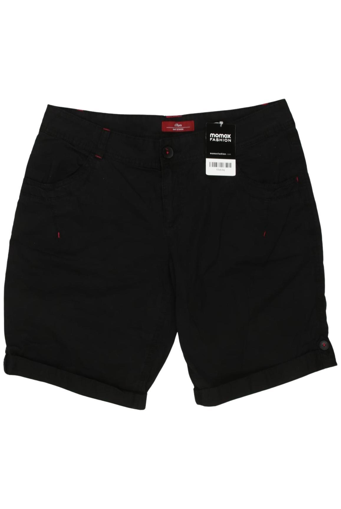 

s.Oliver Damen Shorts, schwarz, Gr. 38