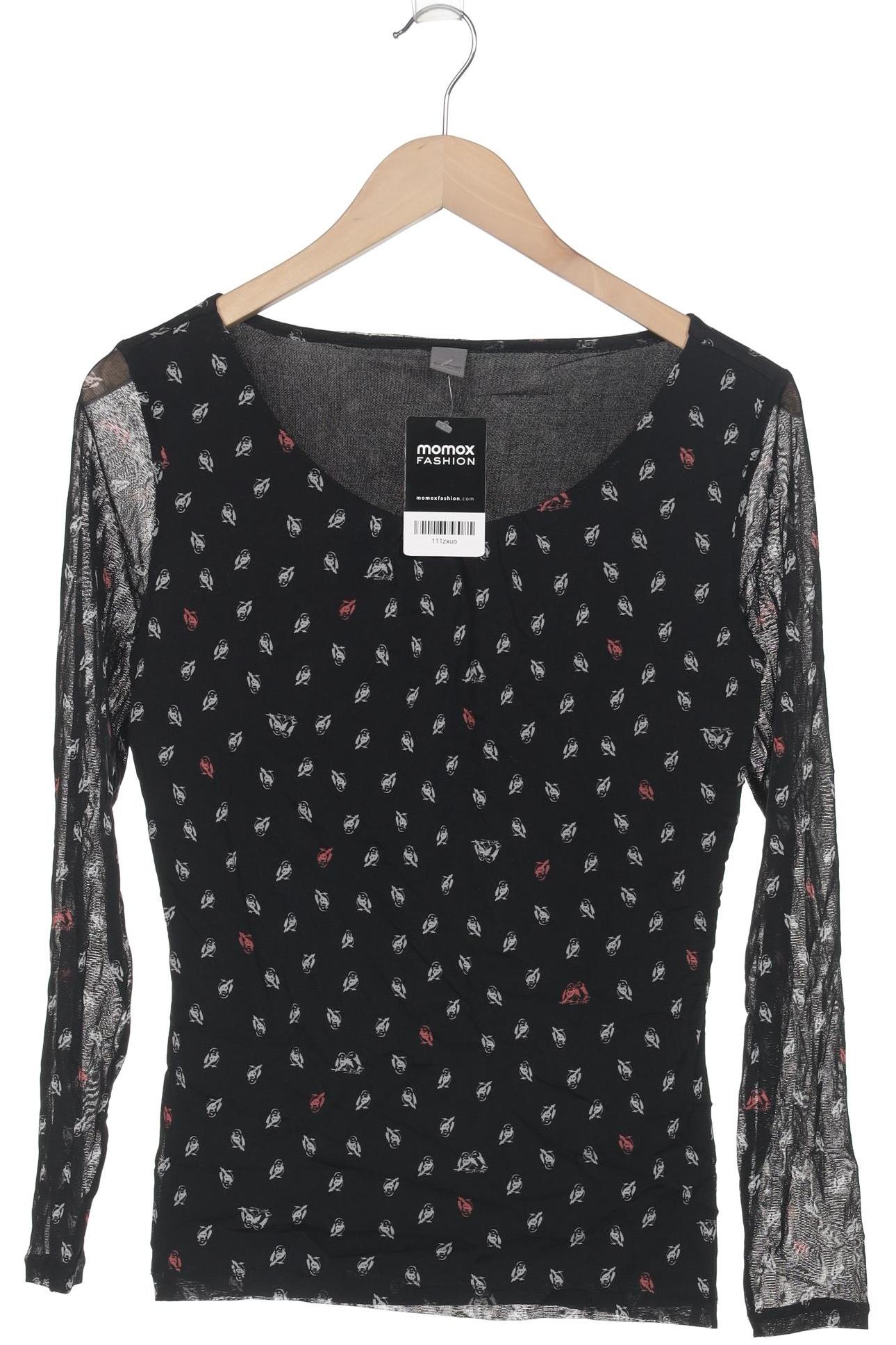 

s.Oliver Damen Langarmshirt, schwarz, Gr. 38