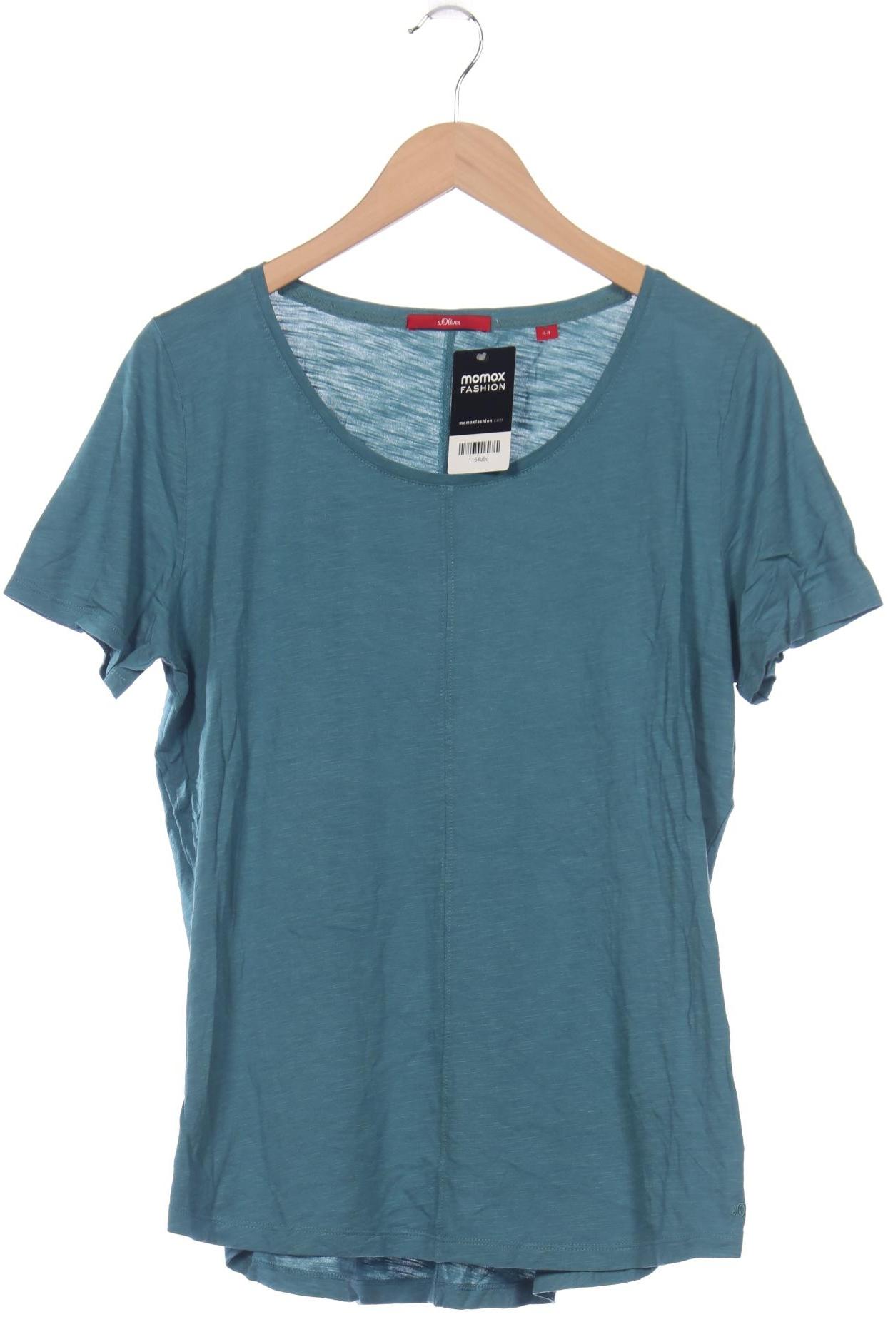 

s.Oliver Damen T-Shirt, türkis, Gr. 44