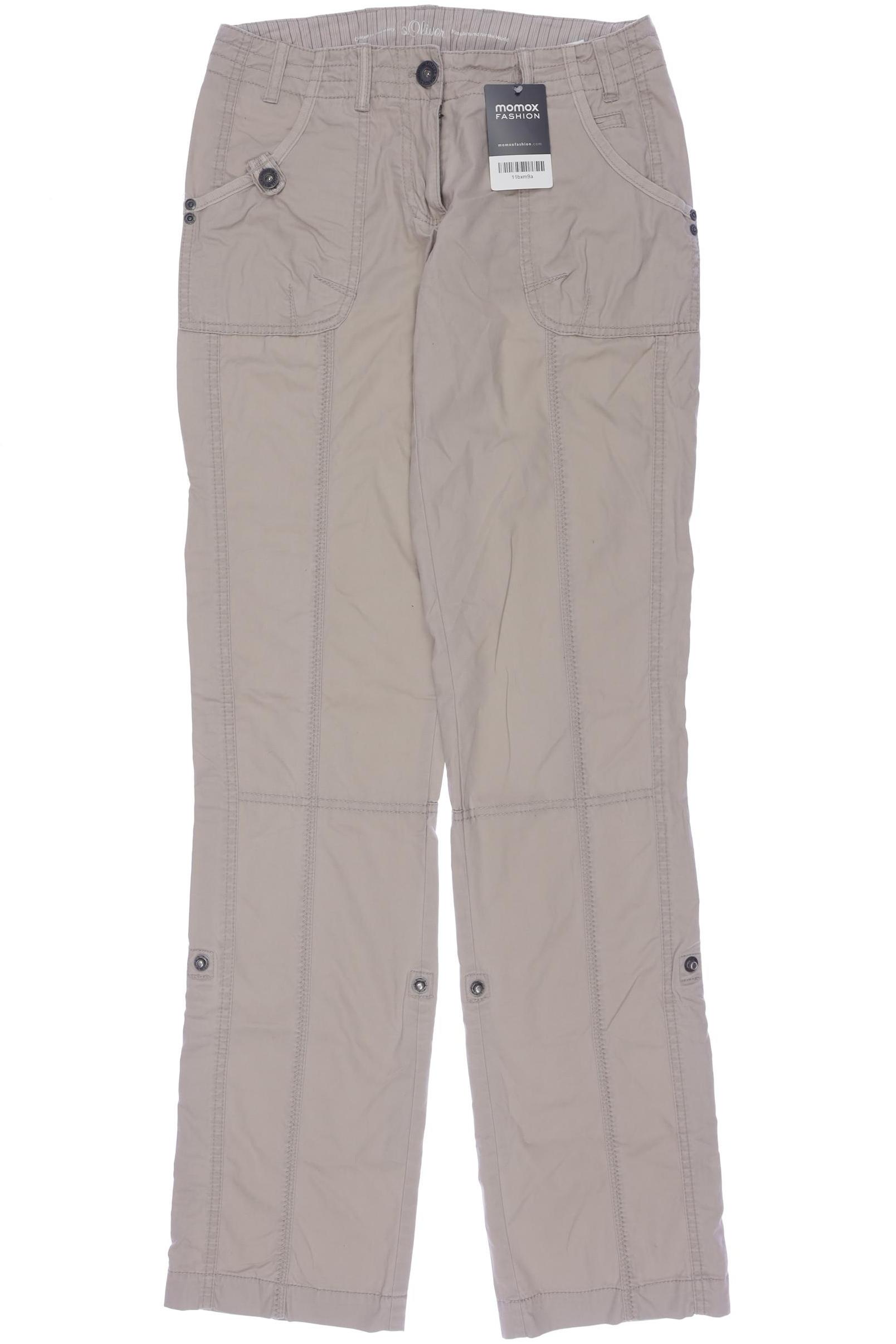 

s.Oliver Damen Stoffhose, beige, Gr. 34