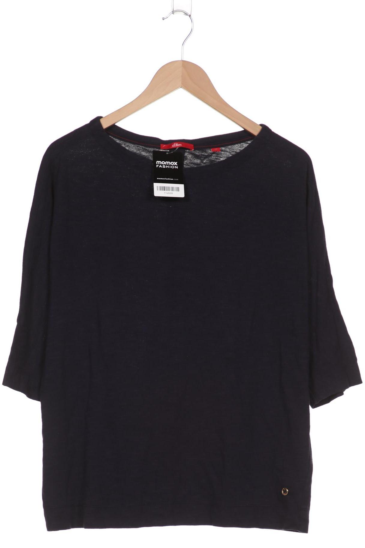 

s.Oliver Damen Langarmshirt, marineblau