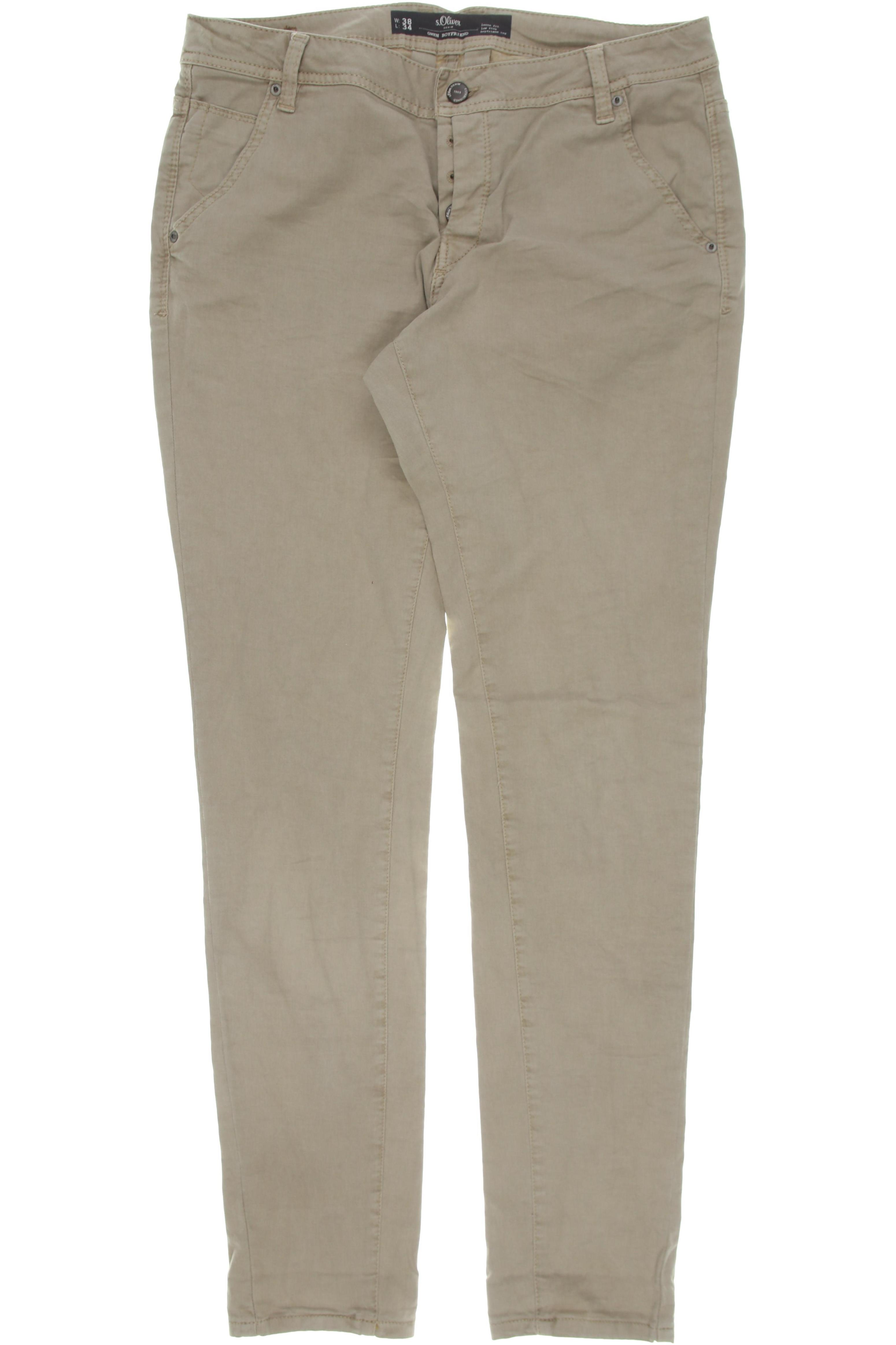 

s.Oliver Damen Jeans, beige, Gr. 38