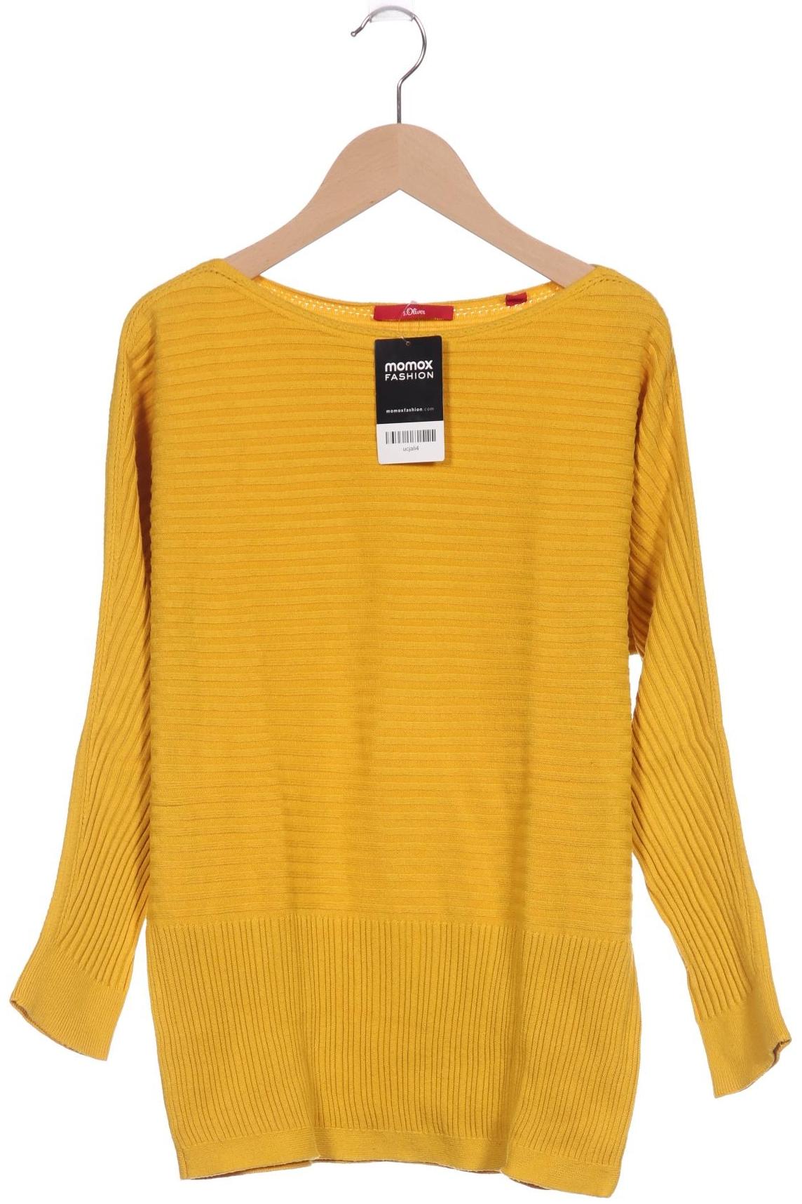 

s.Oliver Damen Pullover, gelb, Gr. 36
