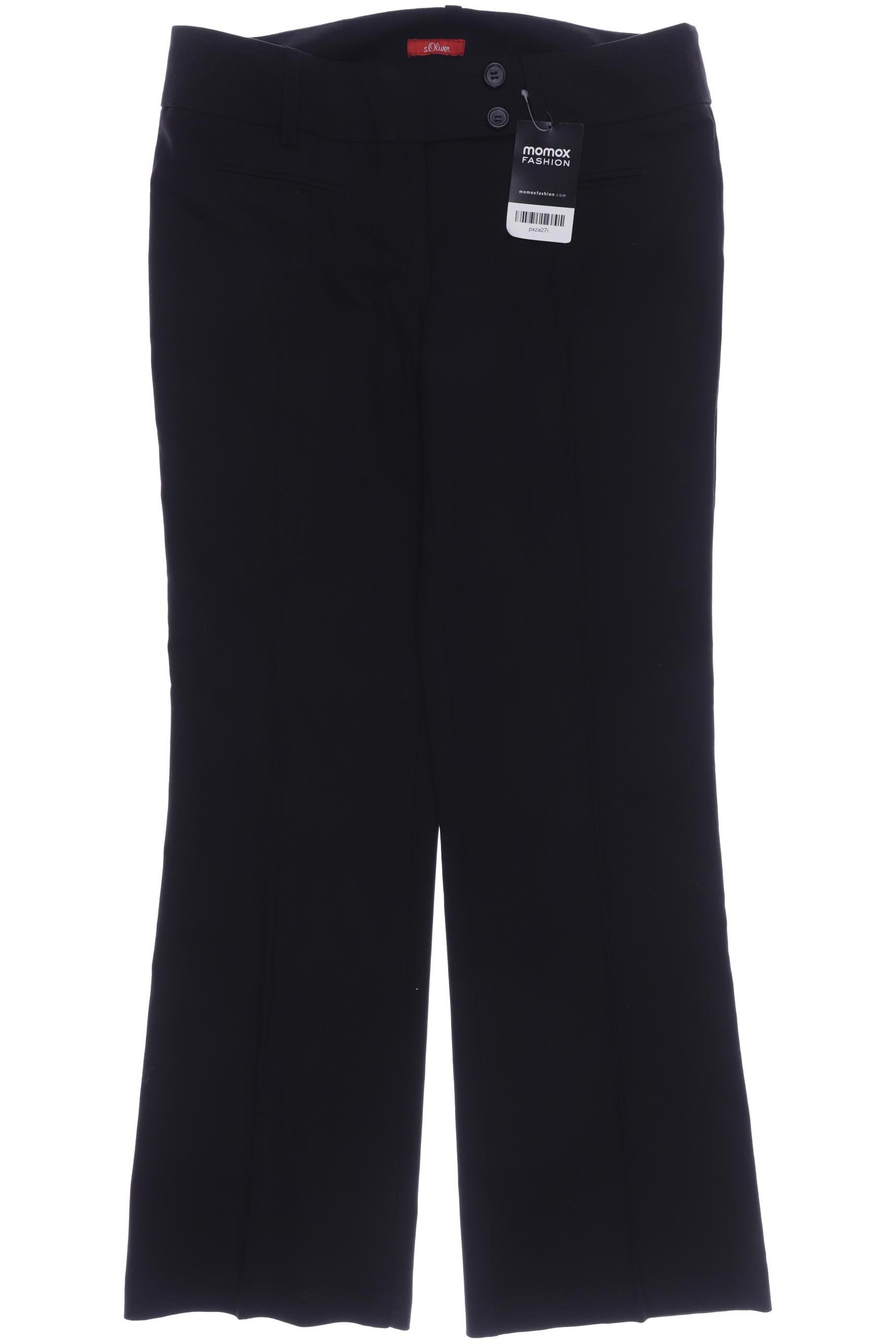 

s.Oliver Damen Stoffhose, schwarz, Gr. 32