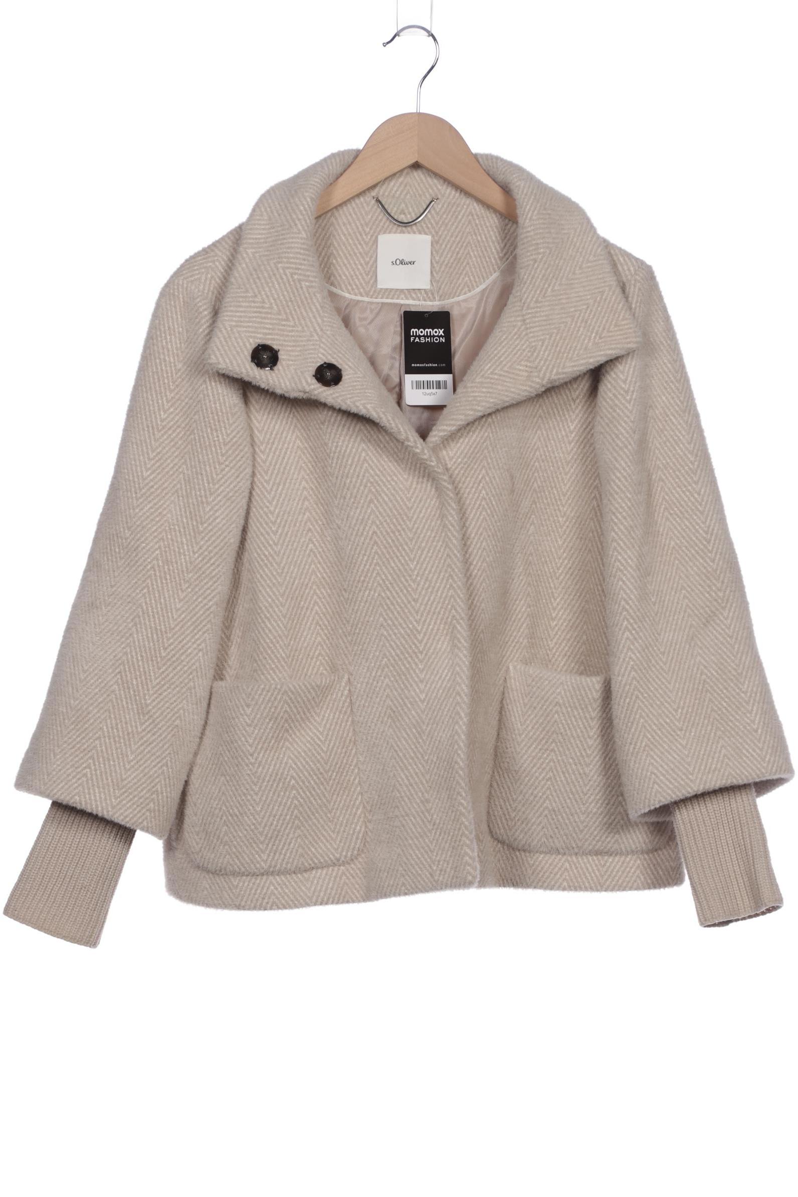 

s.Oliver Damen Jacke, cremeweiß, Gr. 38