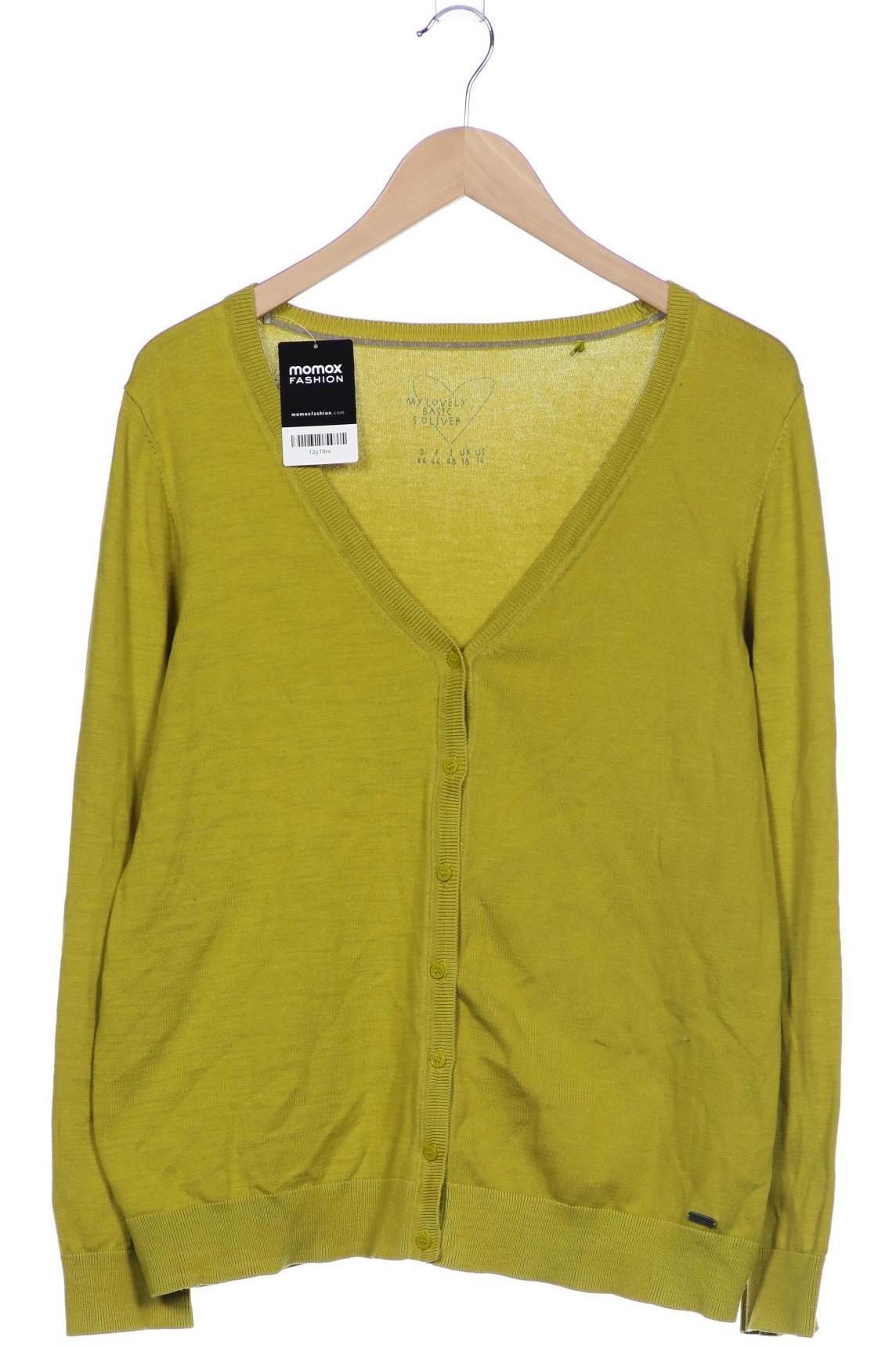 

s.Oliver Damen Strickjacke, grün, Gr. 44