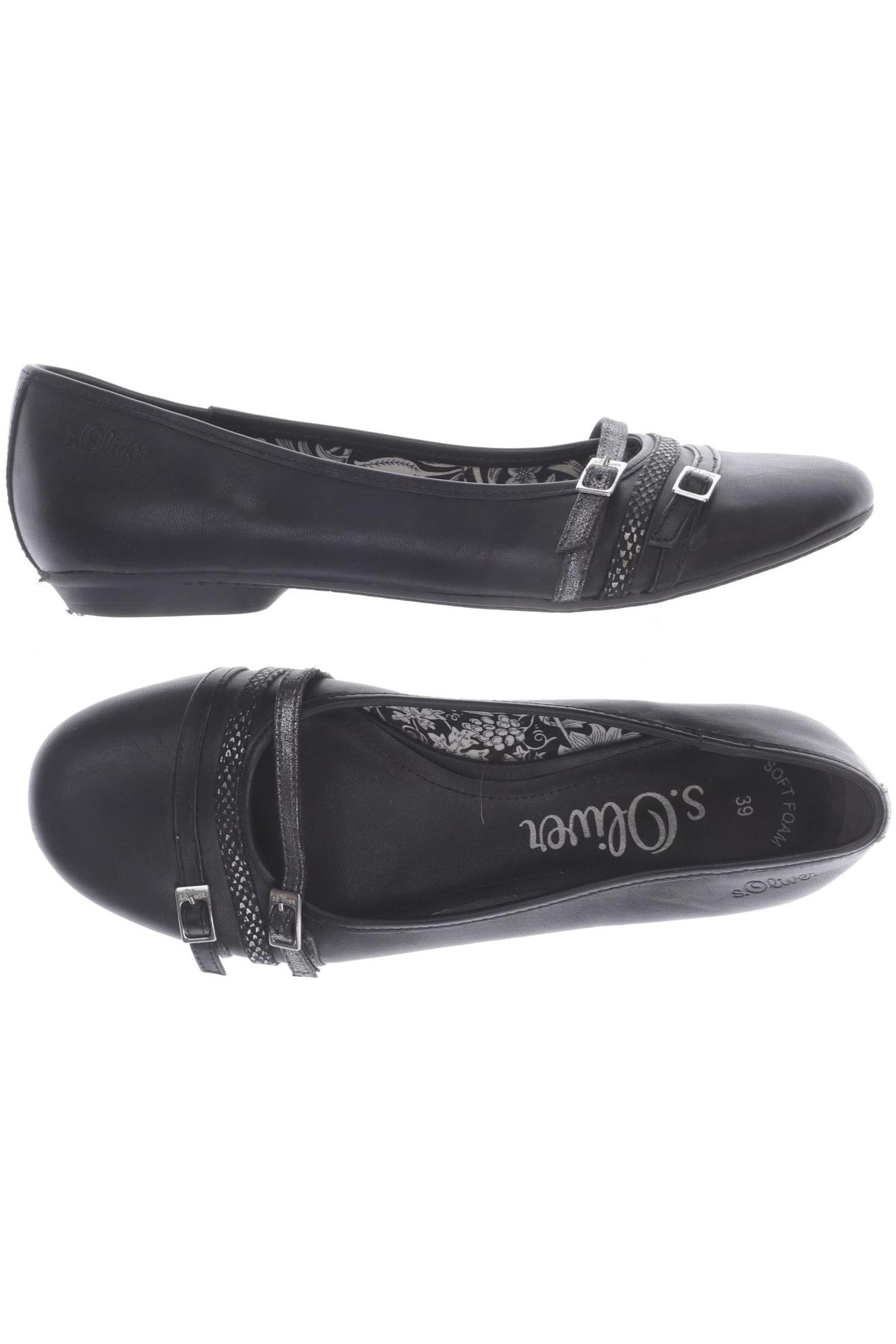 

s.Oliver Damen Ballerinas, schwarz, Gr. 39