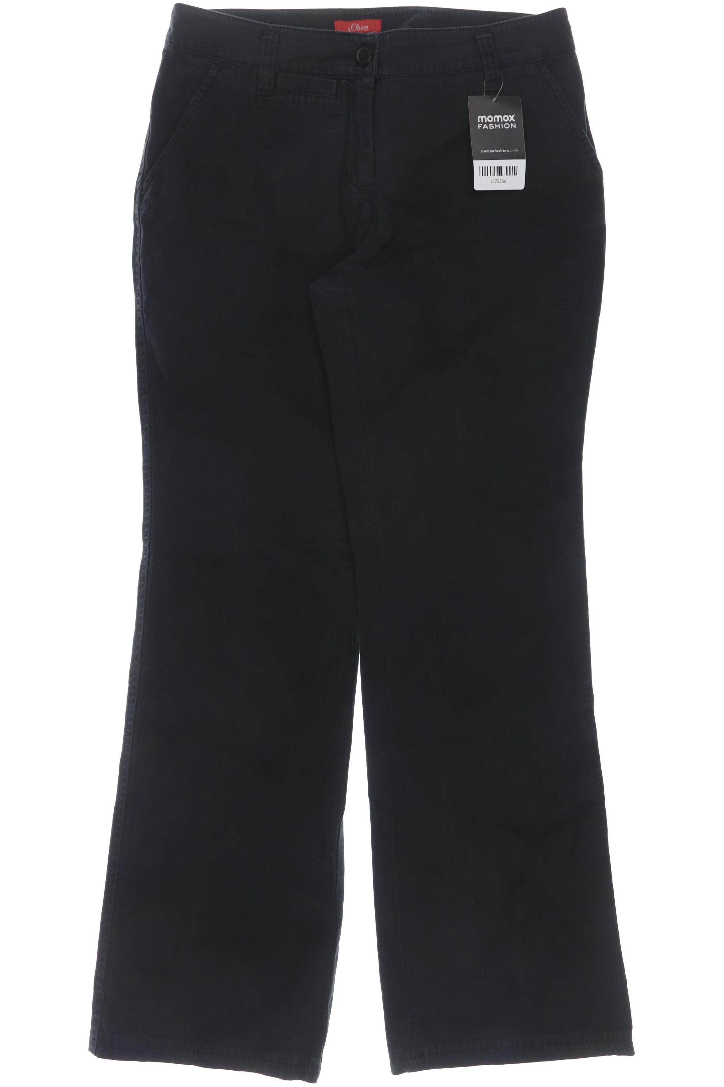 

s.Oliver Damen Stoffhose, schwarz, Gr. 34