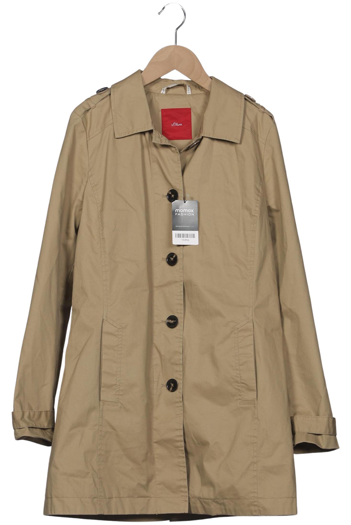 

s.Oliver Damen Mantel, beige, Gr. 36