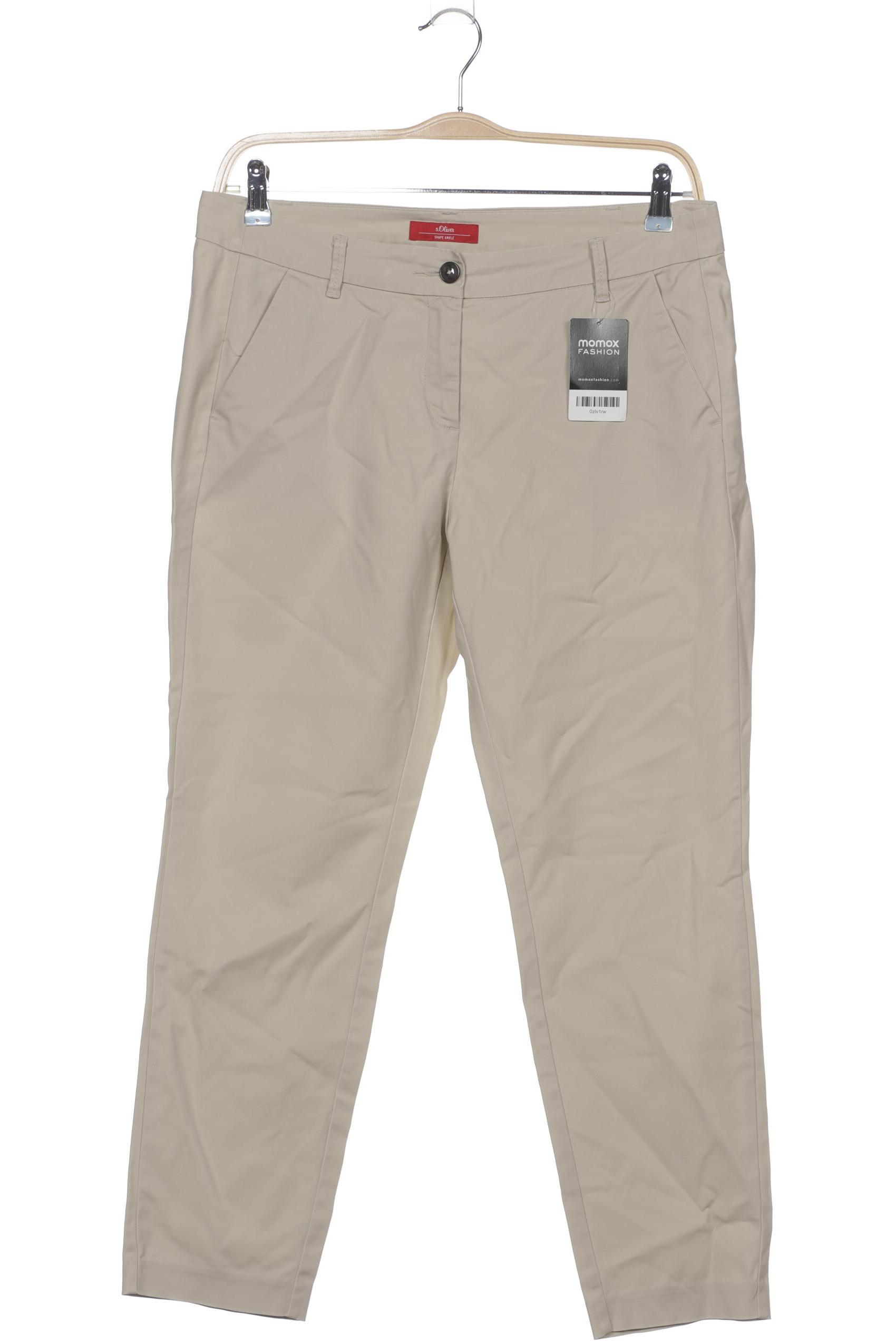 

s.Oliver Damen Stoffhose, beige, Gr. 42