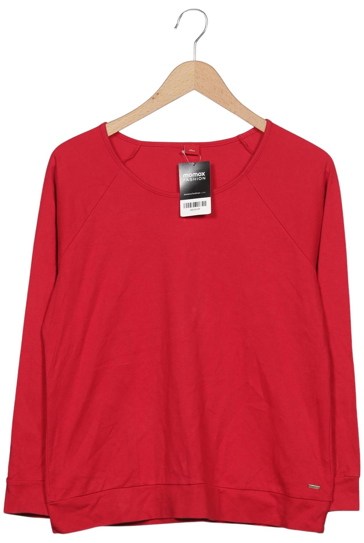 

s.Oliver Damen Langarmshirt, rot, Gr. 44
