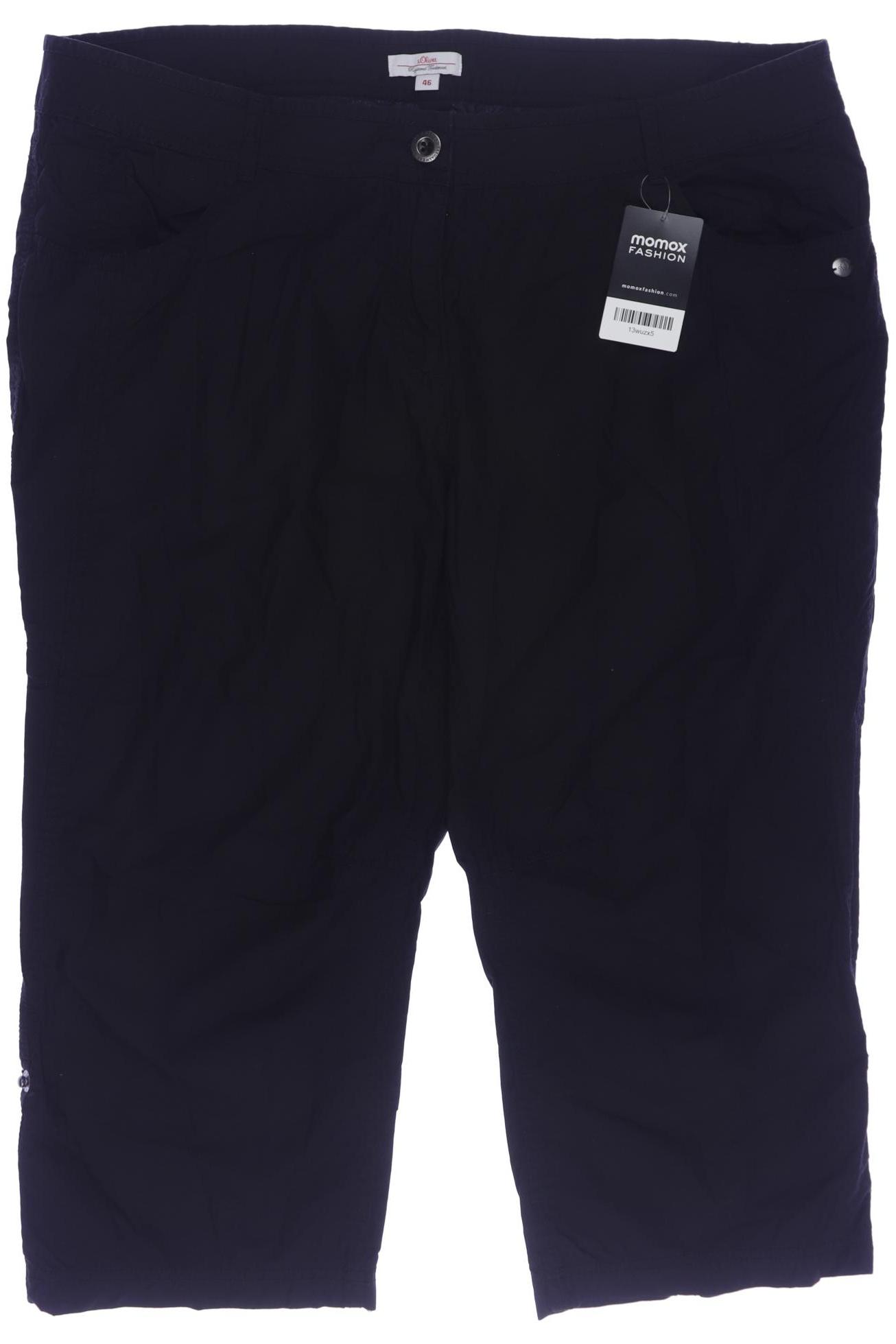 

s.Oliver Damen Stoffhose, schwarz, Gr. 46