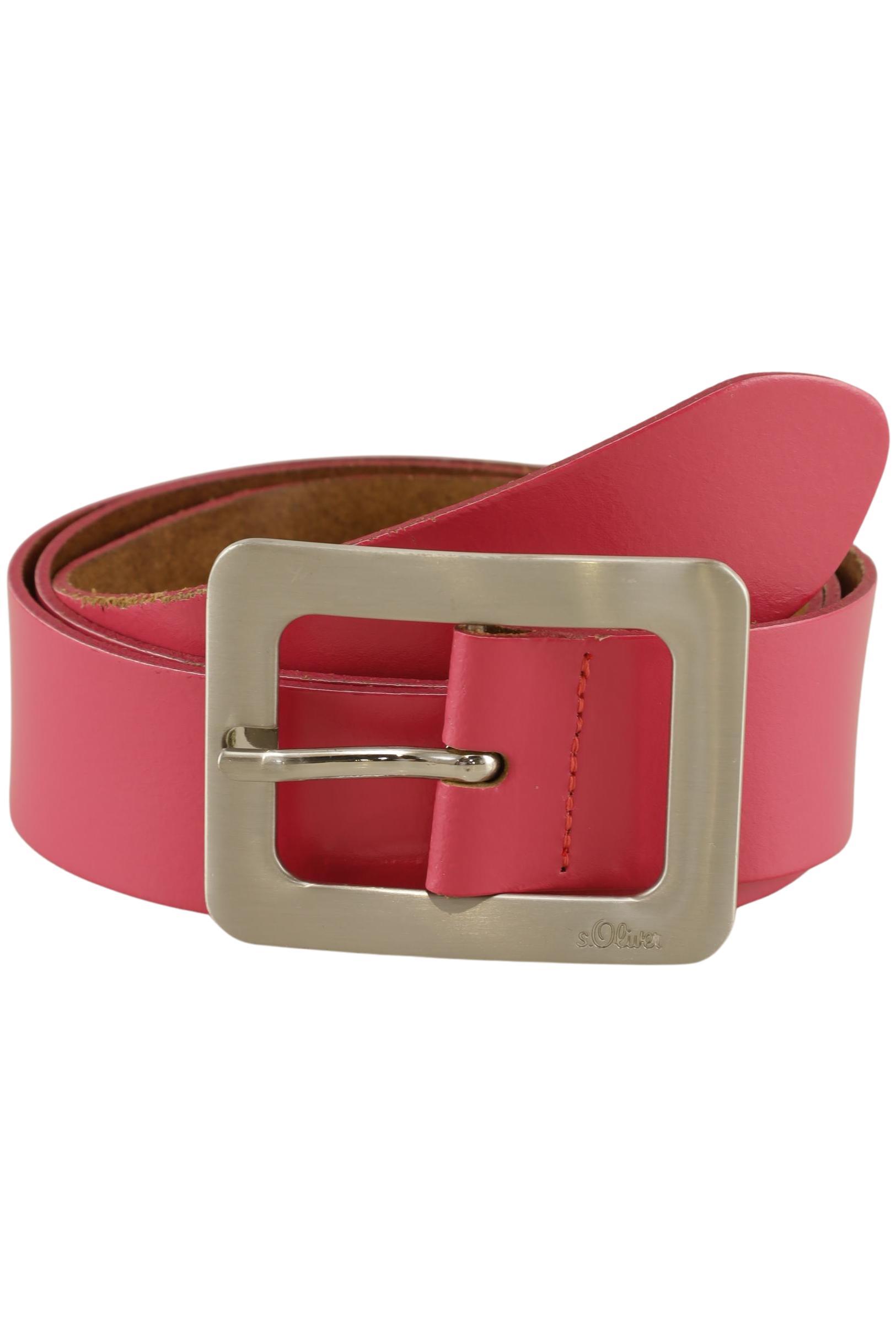 

s.Oliver Damen Gürtel, pink, Gr. 100