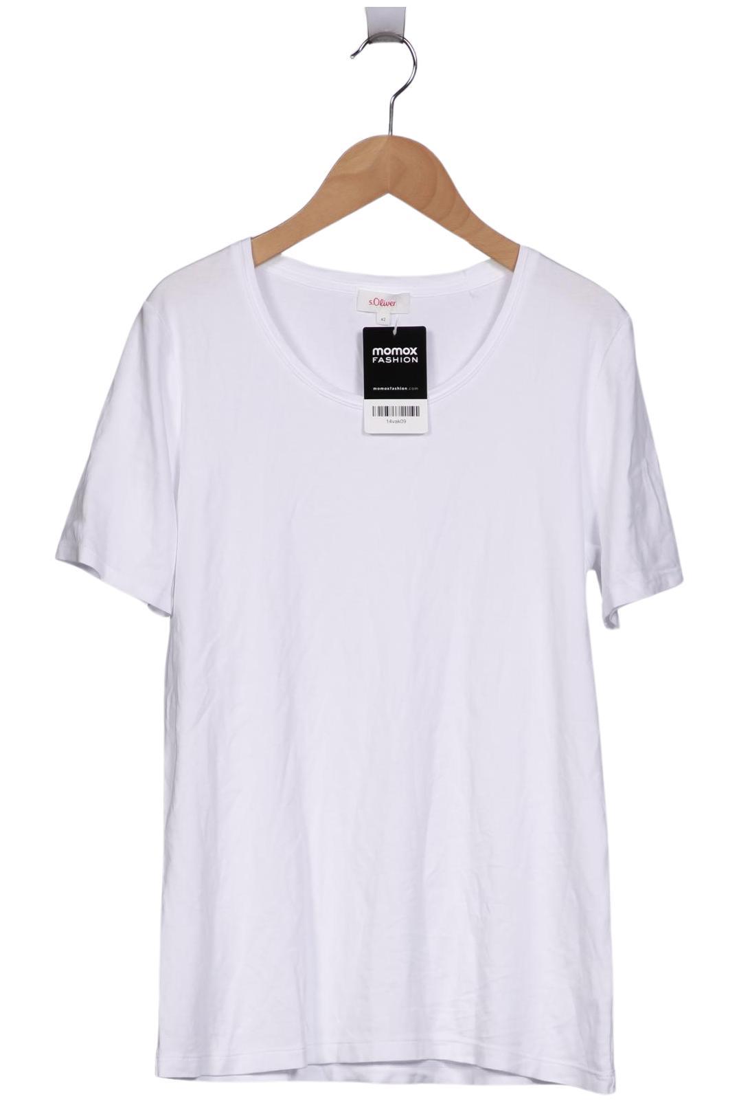 

s.Oliver Damen T-Shirt, weiß, Gr. 42