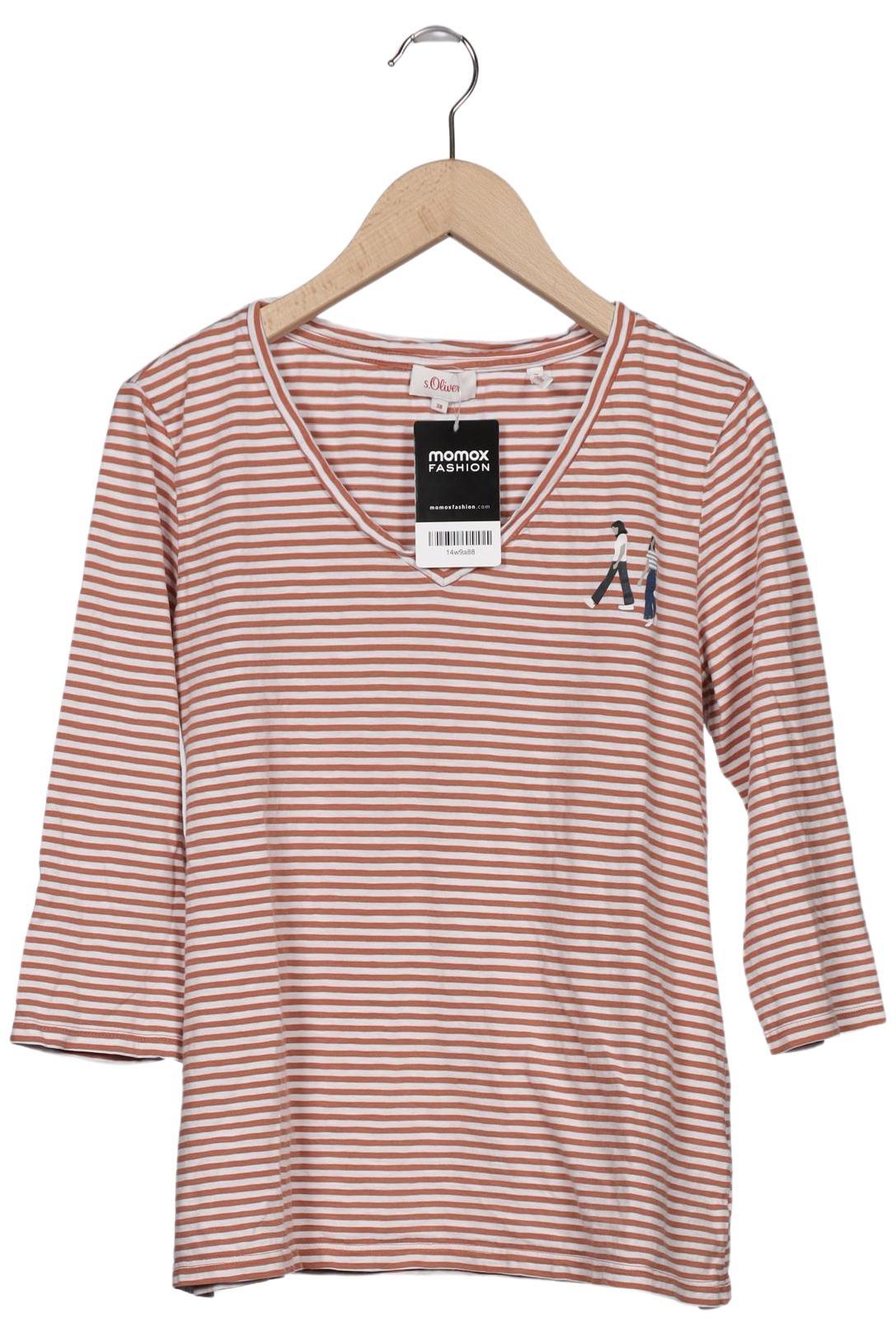 

s.Oliver Damen Langarmshirt, mehrfarbig, Gr. 38