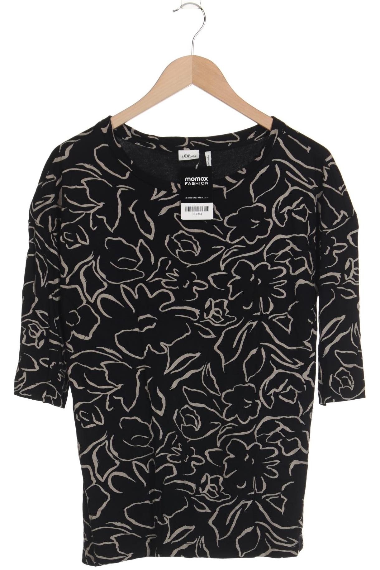 

s.Oliver Damen Langarmshirt, schwarz, Gr. 40