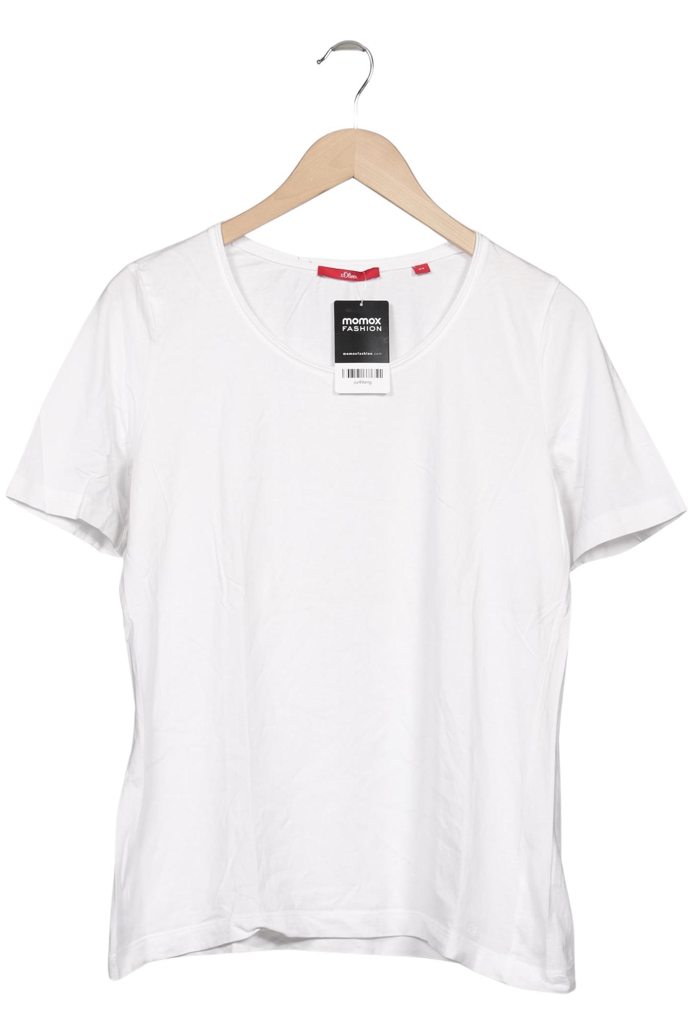 

s.Oliver Damen T-Shirt, weiß, Gr. 44