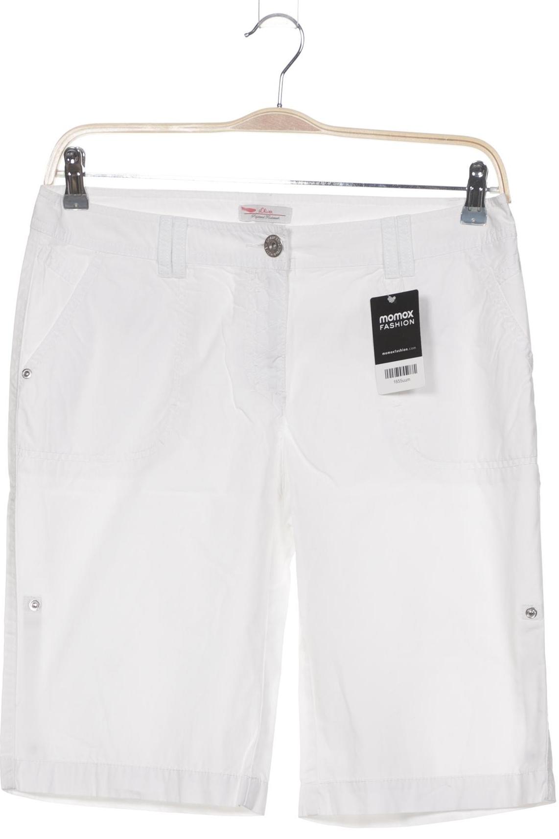 

s.Oliver Damen Shorts, weiß, Gr. 40