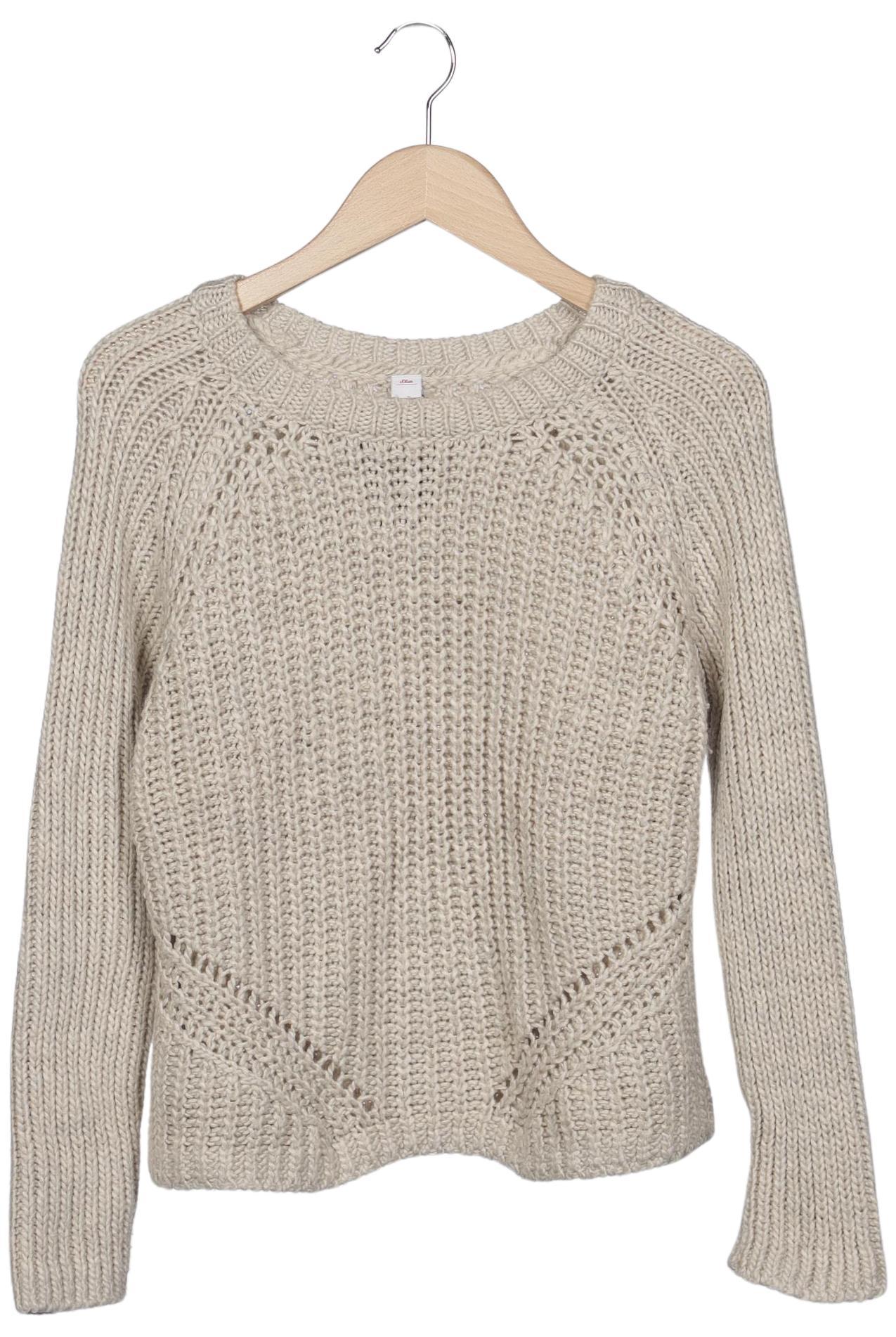 

s.Oliver Damen Pullover, beige, Gr. 38