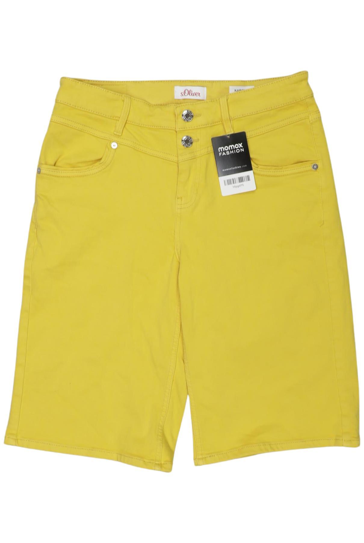 

s.Oliver Damen Shorts, gelb, Gr. 36