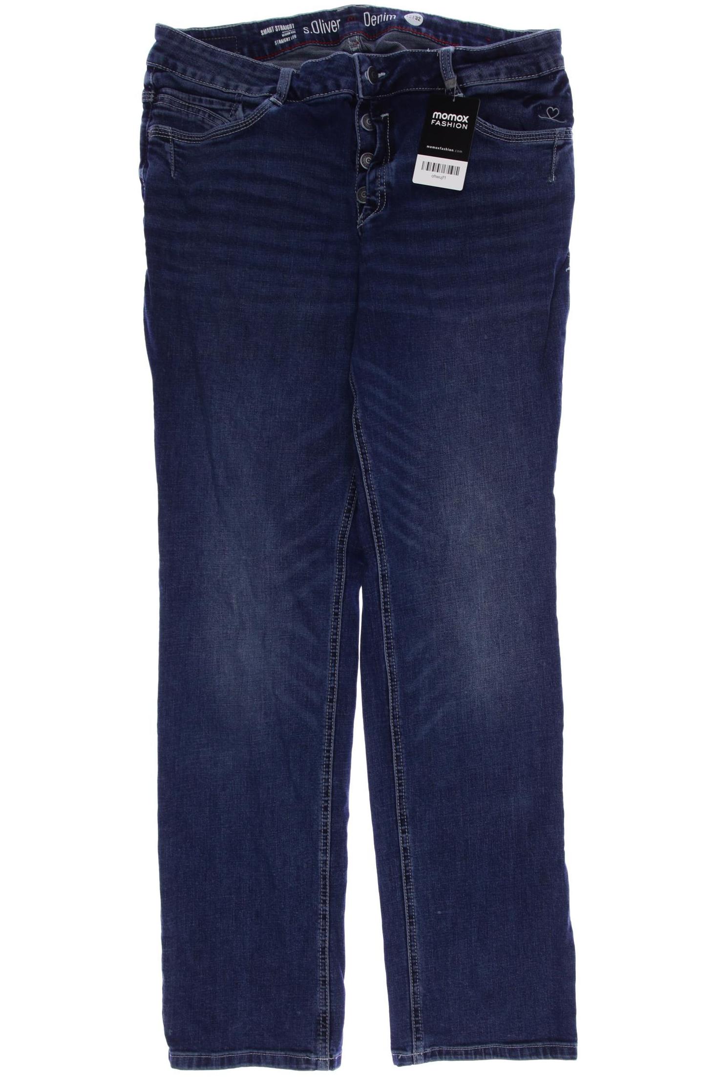 

s.Oliver Damen Jeans, marineblau