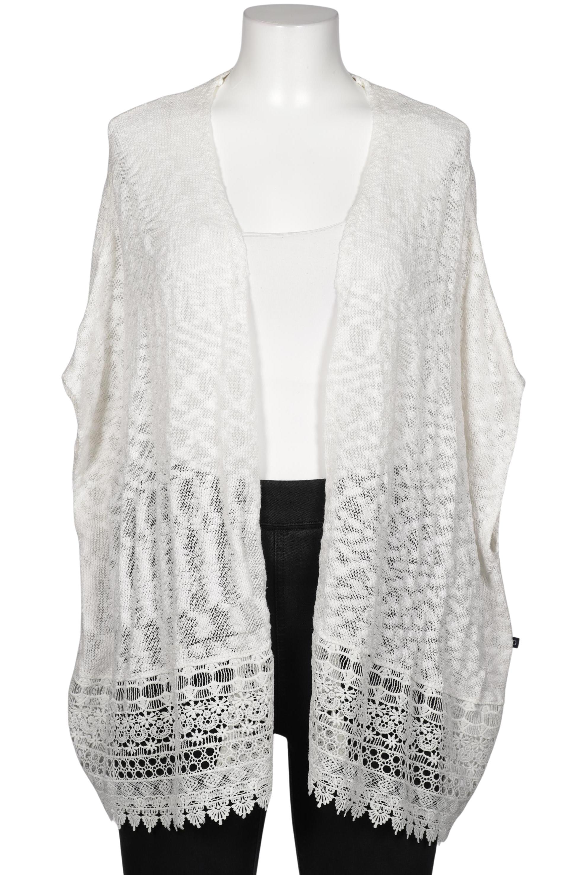 

s.Oliver Damen Strickjacke, weiß, Gr. 42