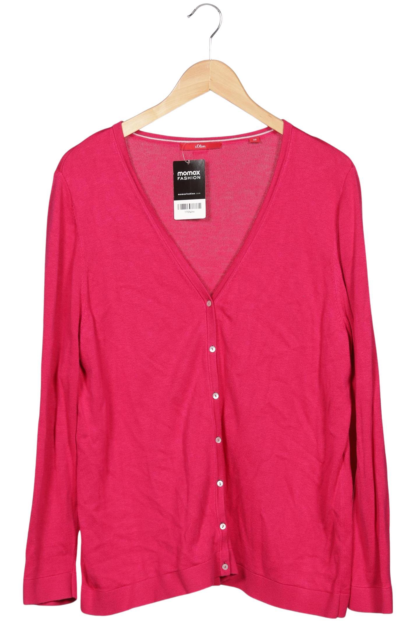 

s.Oliver Damen Strickjacke, pink, Gr. 46