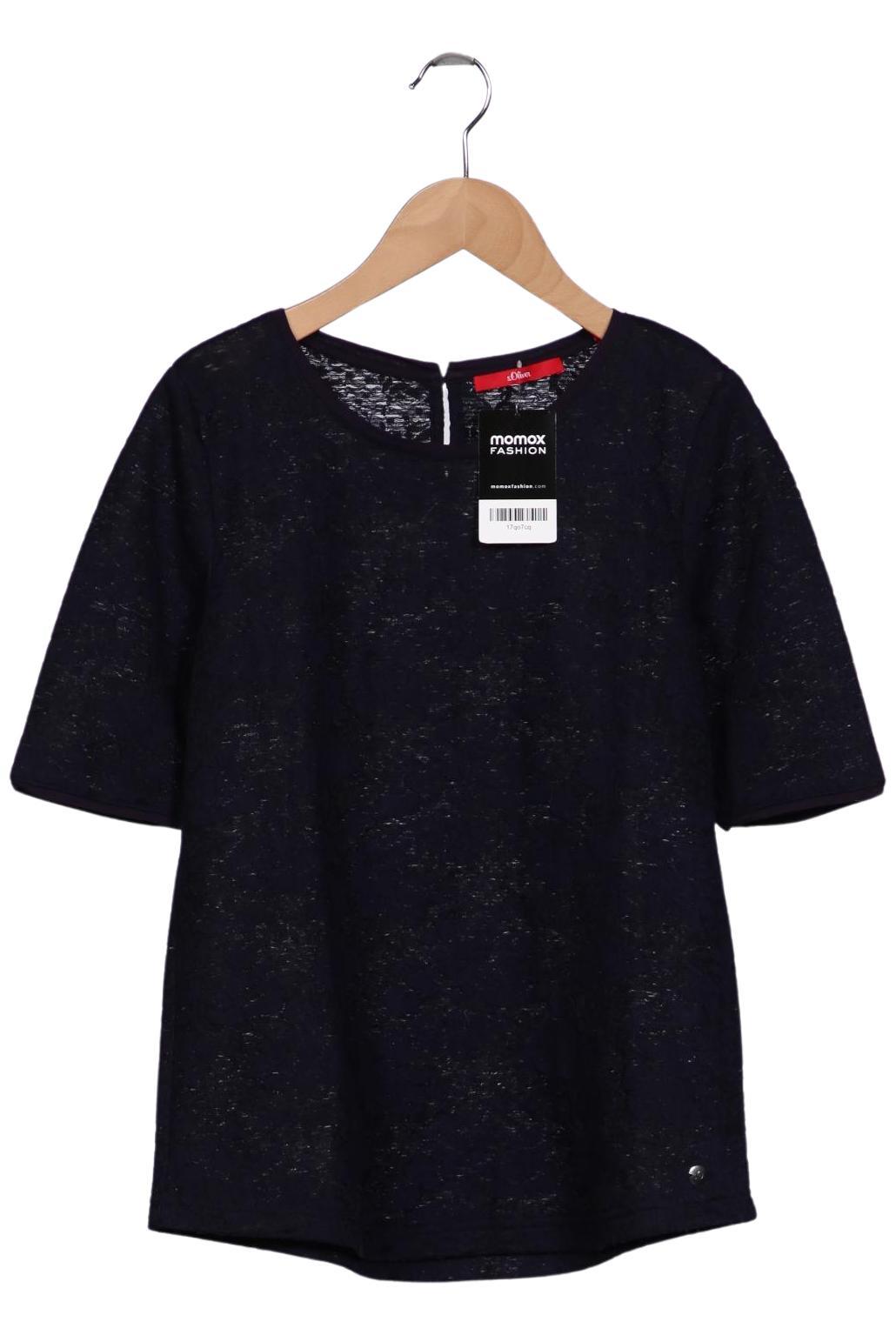 

s.Oliver Damen T-Shirt, marineblau, Gr. 36