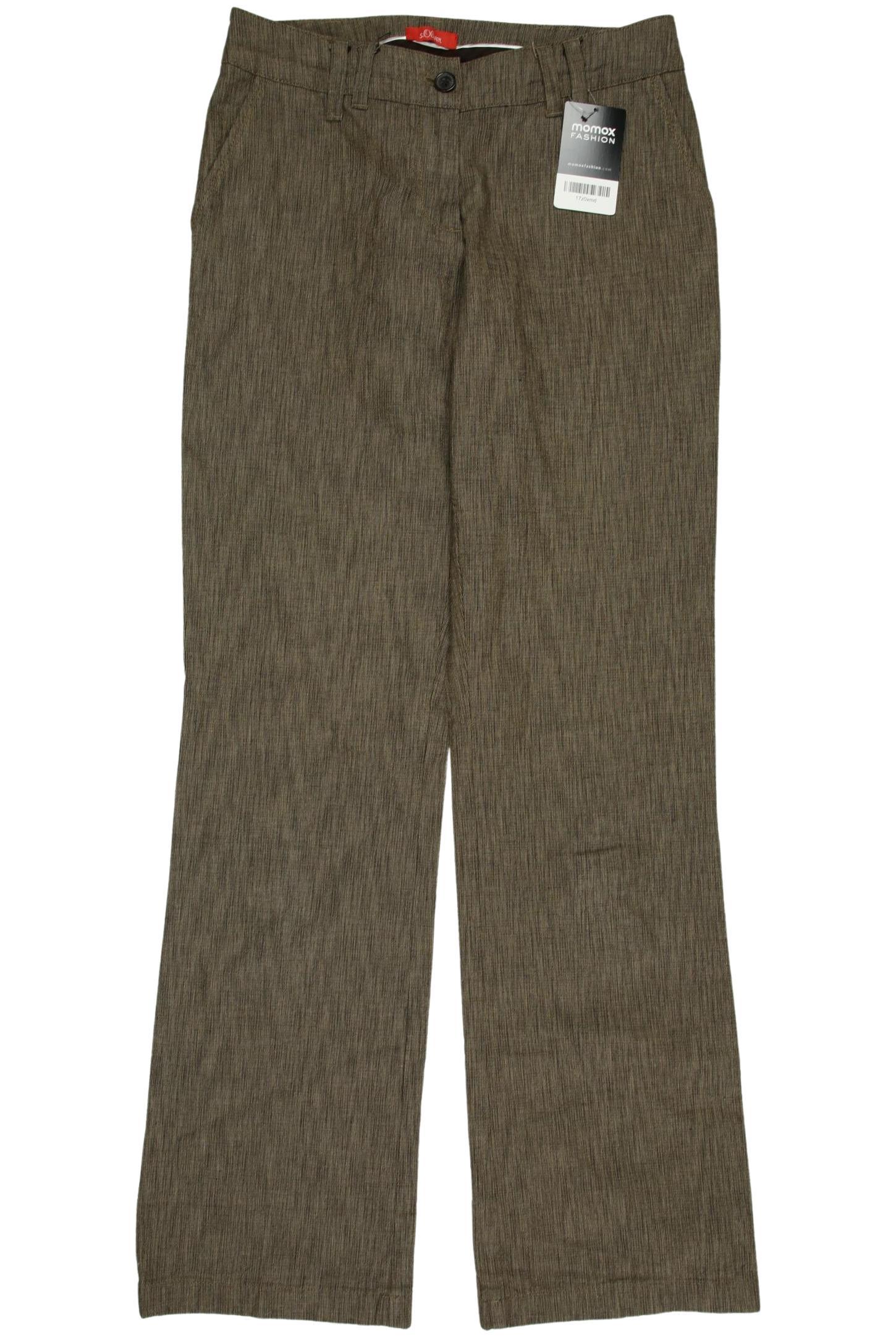 

s.Oliver Damen Stoffhose, braun, Gr. 34