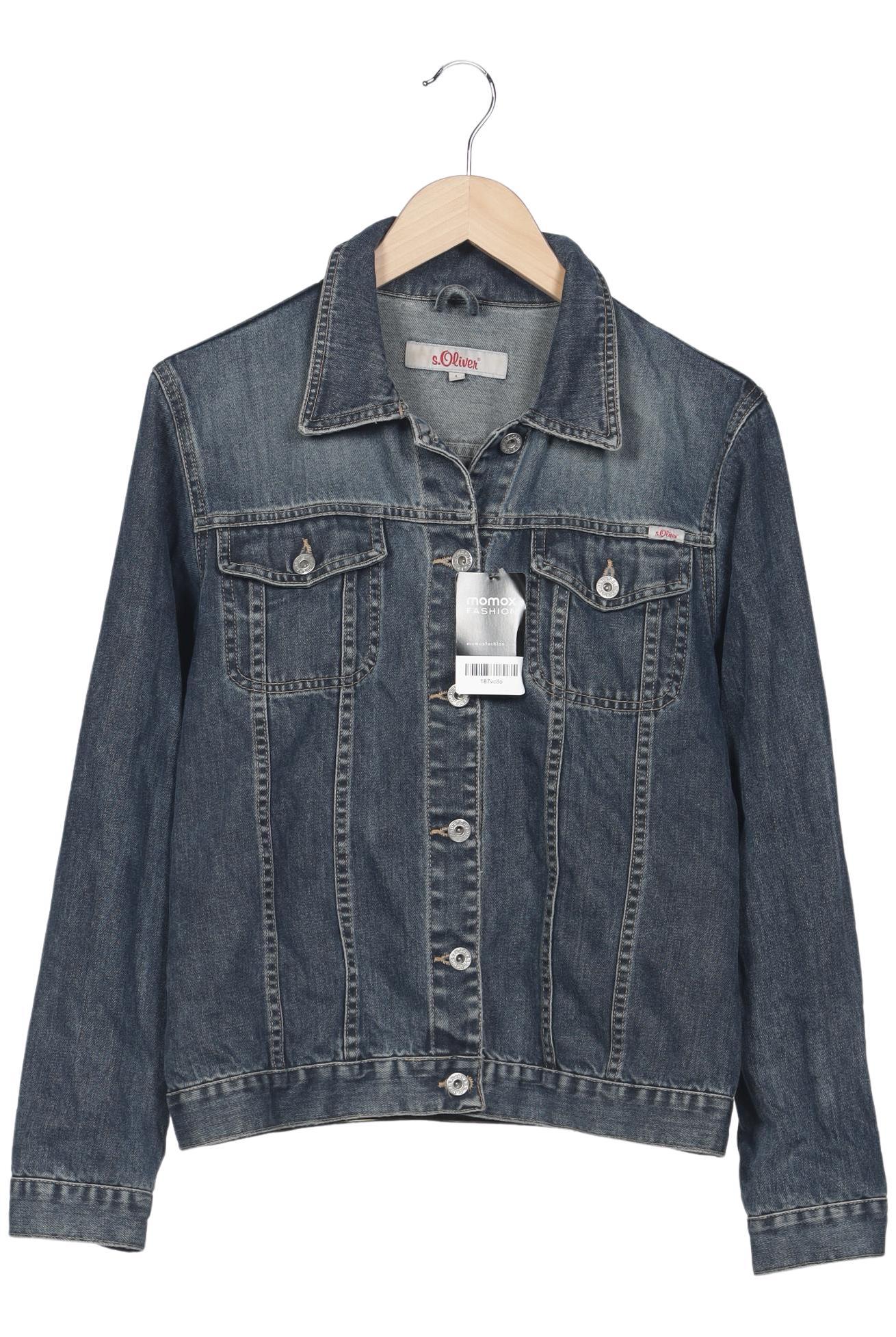 

s.Oliver Damen Jacke, blau, Gr. 42