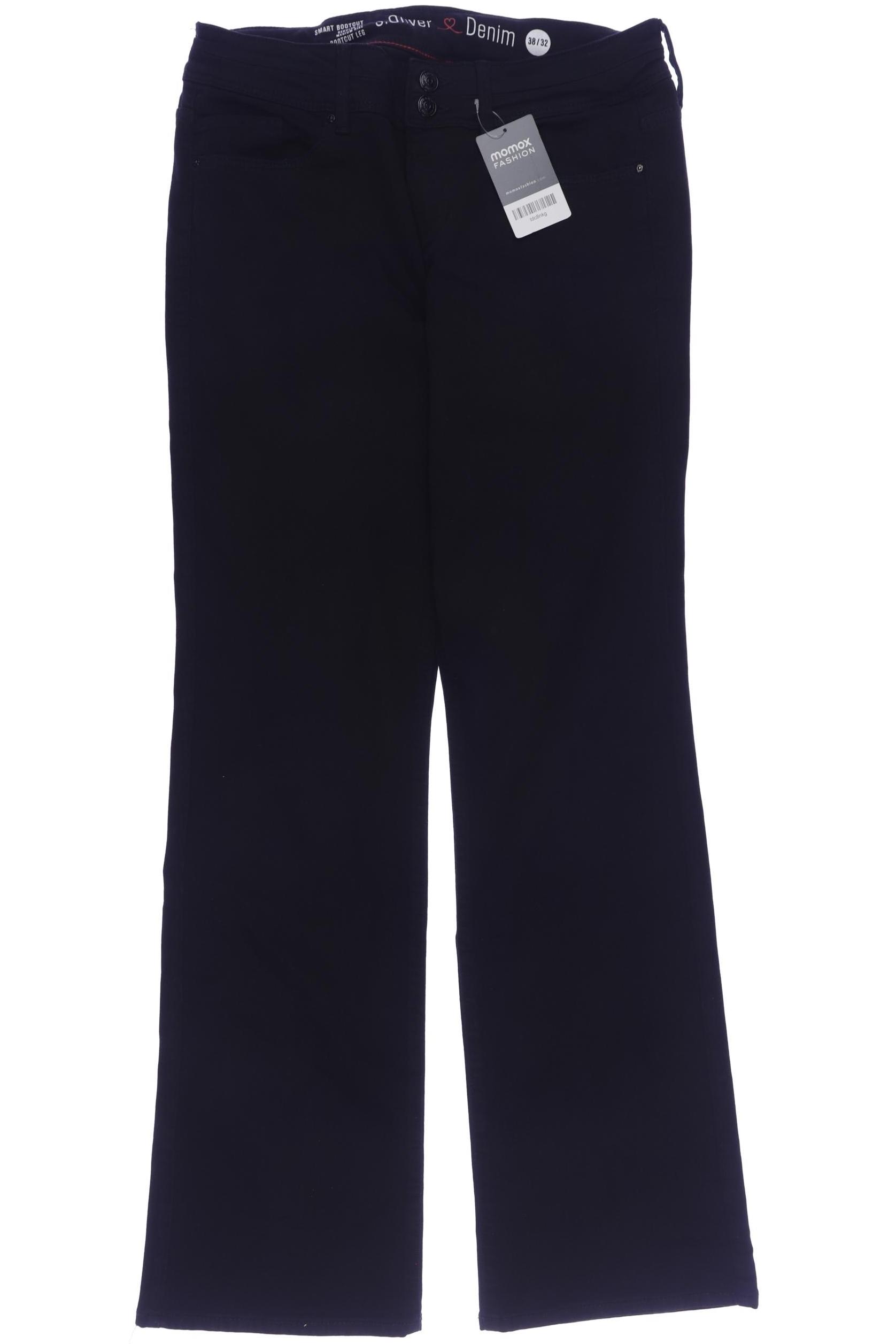 

s.Oliver Damen Jeans, schwarz, Gr. 38