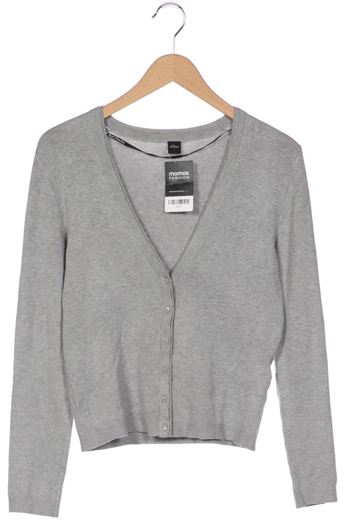 

s.Oliver Damen Strickjacke, grau