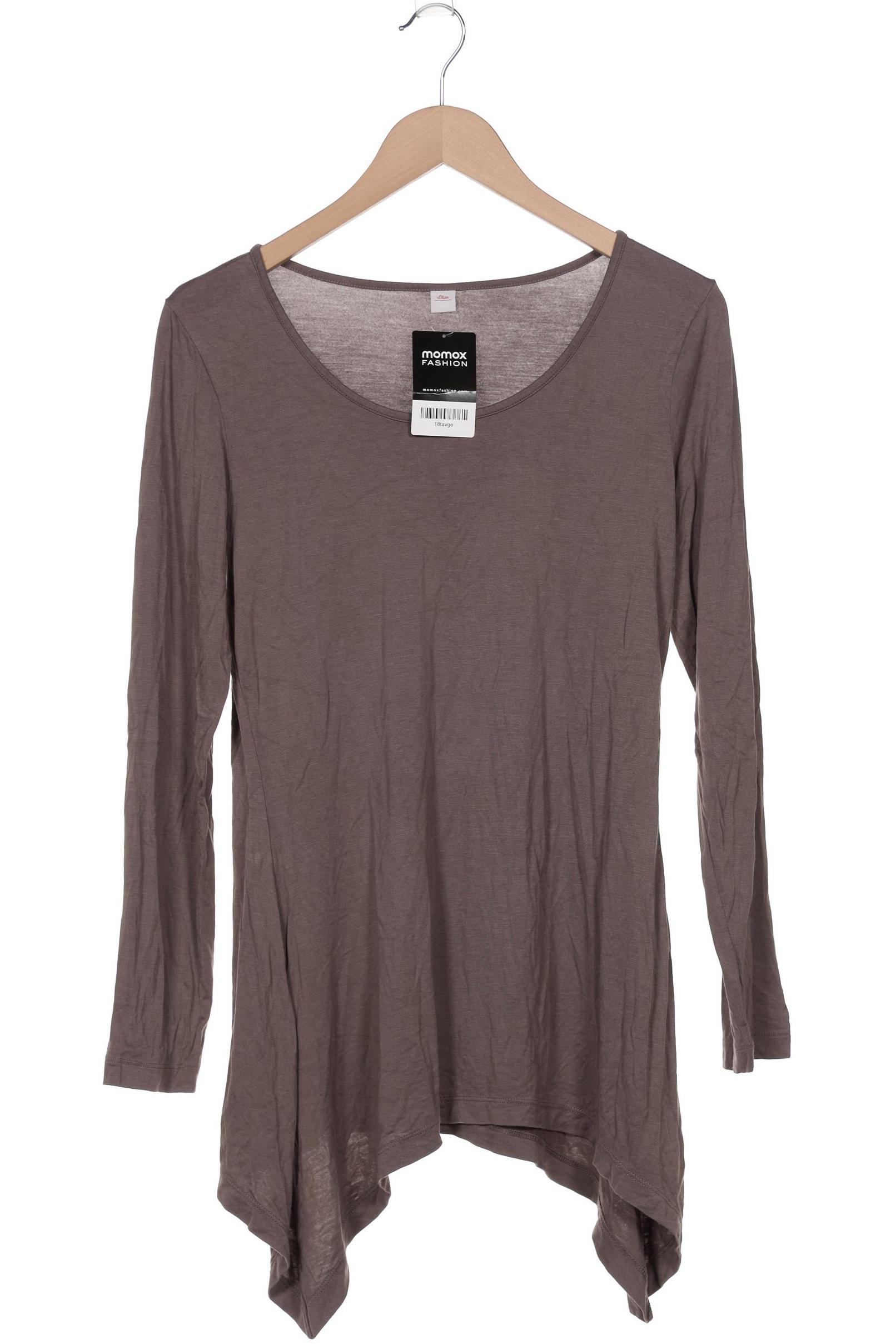 

s.Oliver Damen Langarmshirt, braun