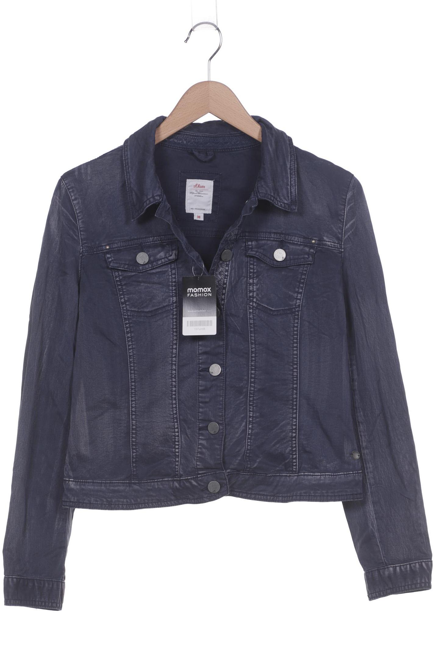 

s.Oliver Damen Jacke, blau, Gr. 38