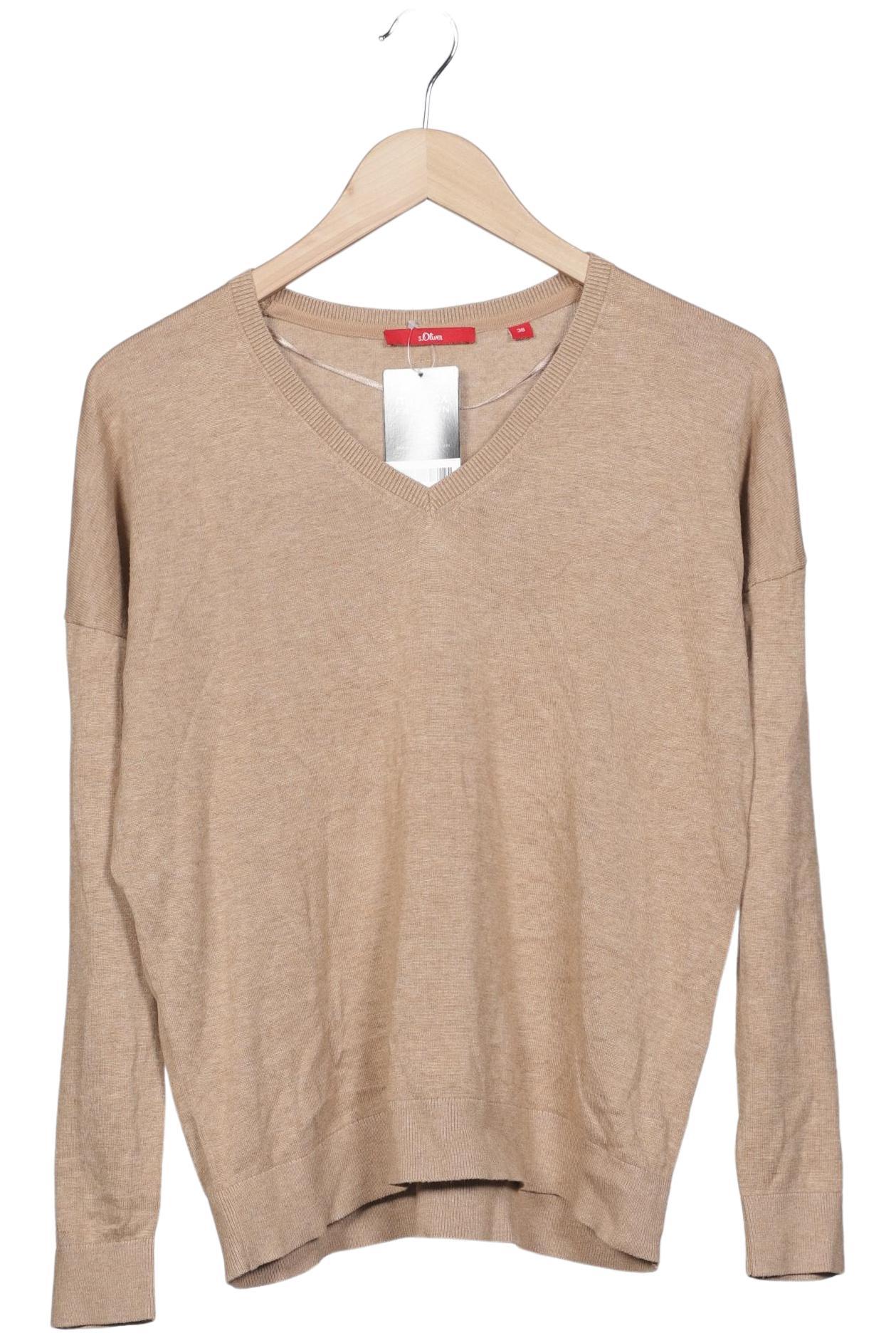 

s.Oliver Damen Pullover, beige, Gr. 38