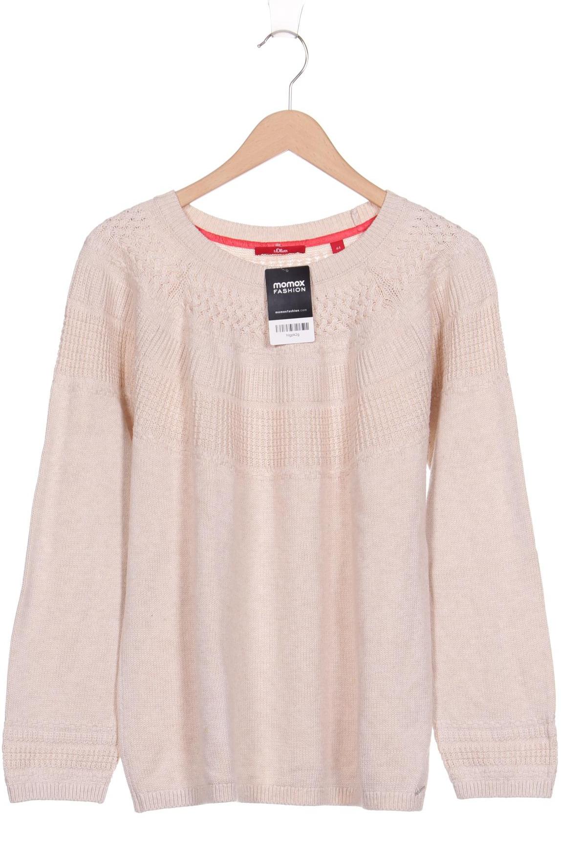 

s.Oliver Damen Pullover, cremeweiß, Gr. 44