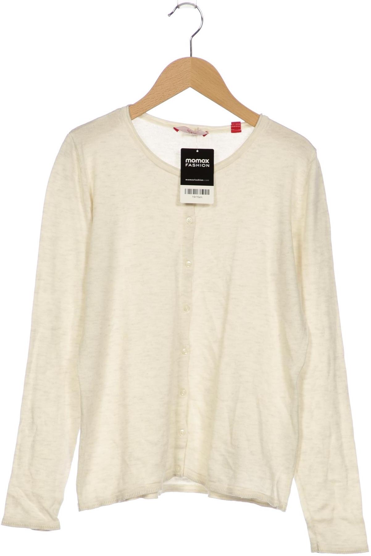 

s.Oliver Damen Strickjacke, cremeweiß, Gr. 38