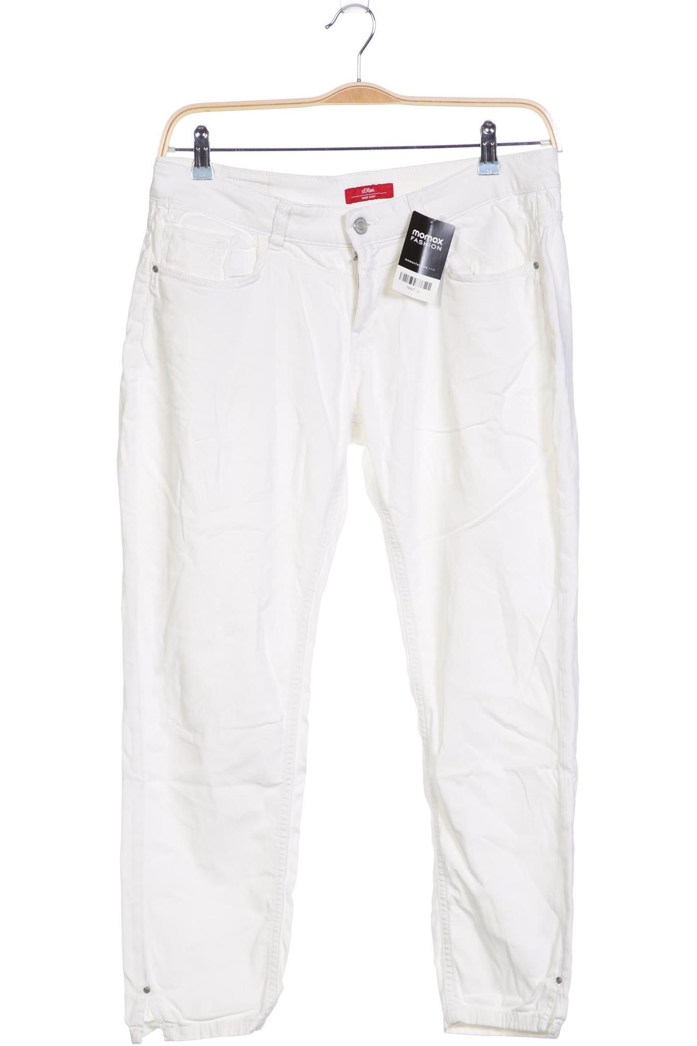 

s.Oliver Damen Jeans, weiß, Gr. 40