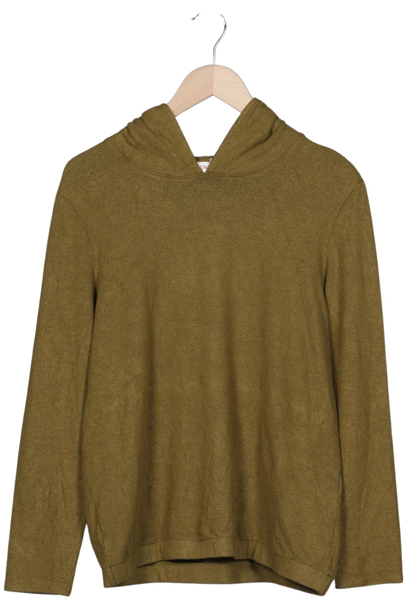 

s.Oliver Damen Kapuzenpullover, grün, Gr. 42