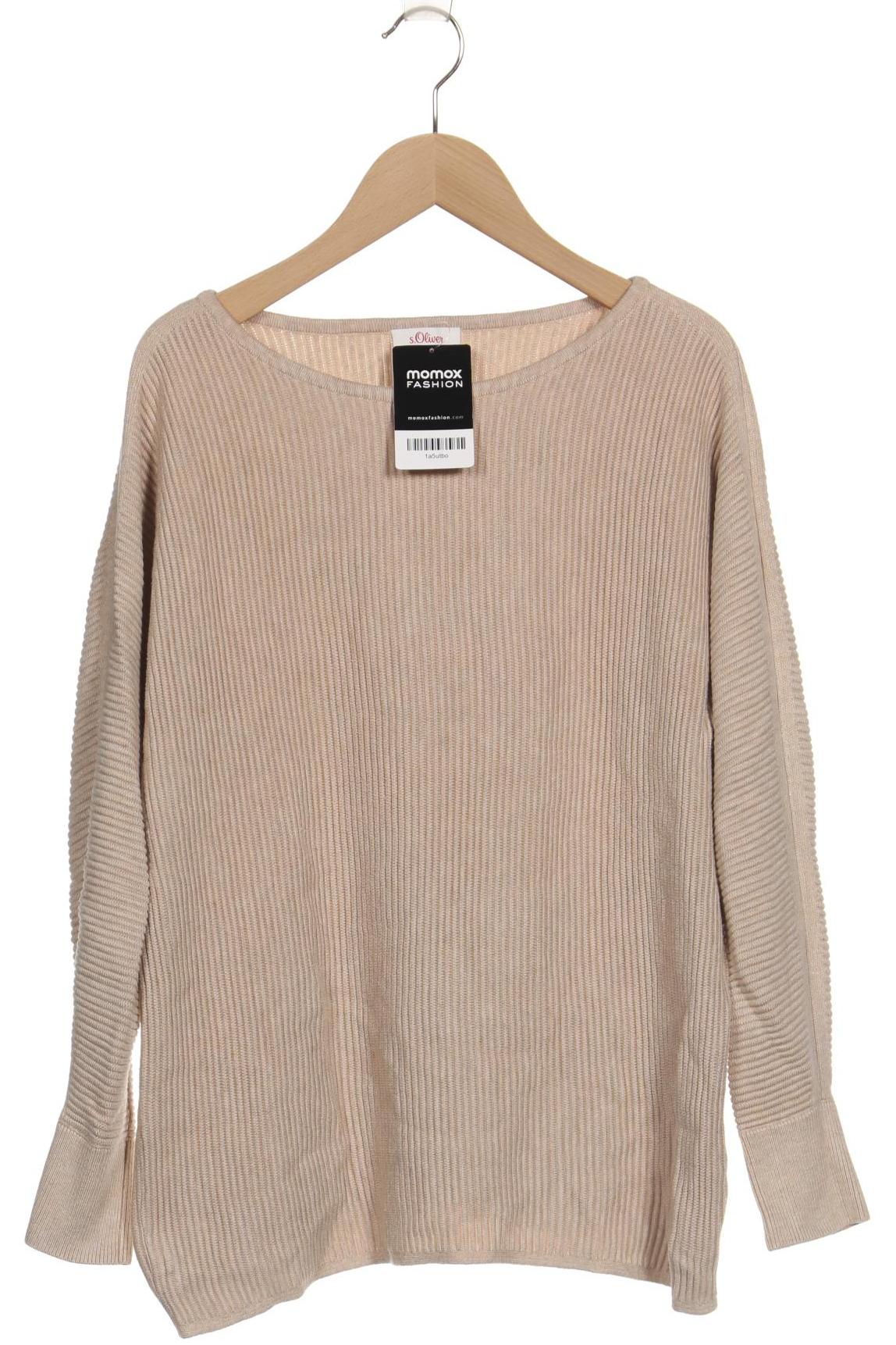 

s.Oliver Damen Pullover, beige, Gr. 38