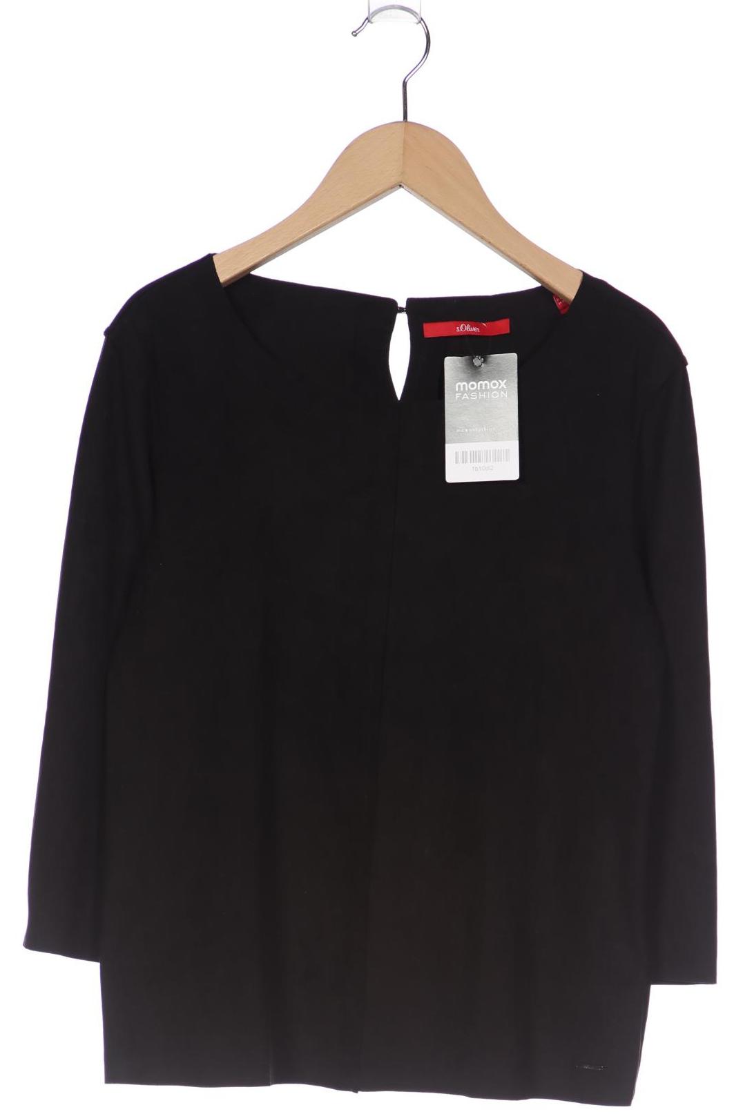 

s.Oliver Damen Bluse, schwarz