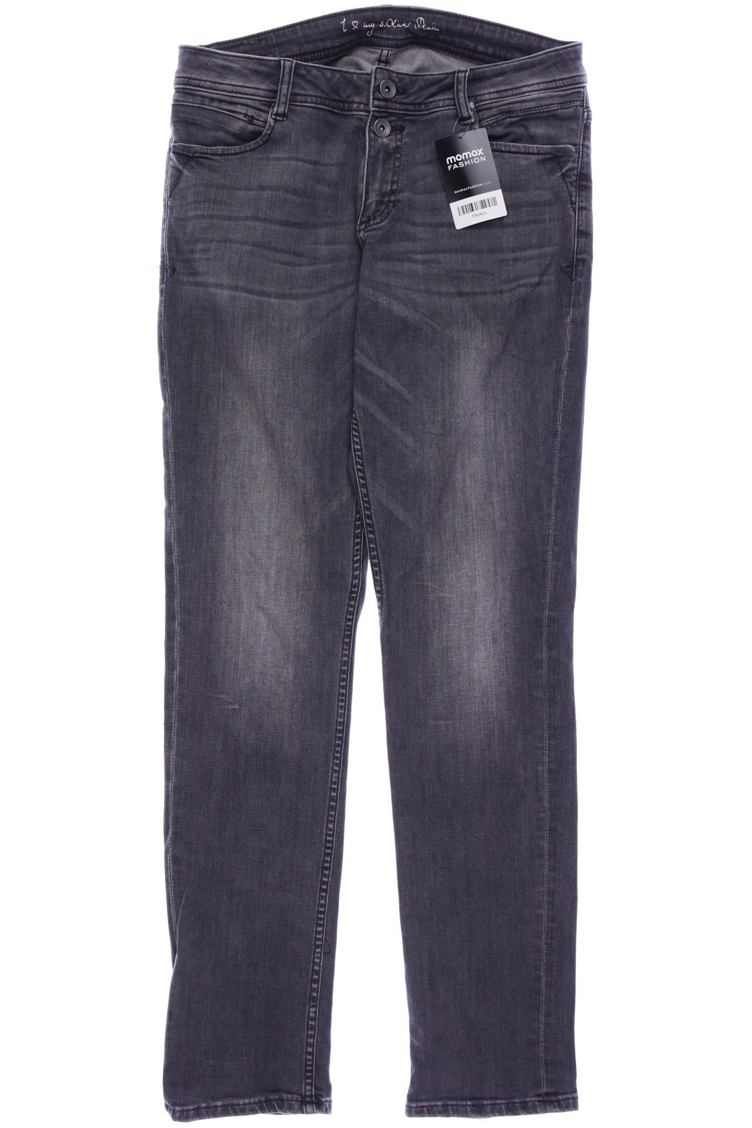 

s.Oliver Damen Jeans, grau, Gr. 38