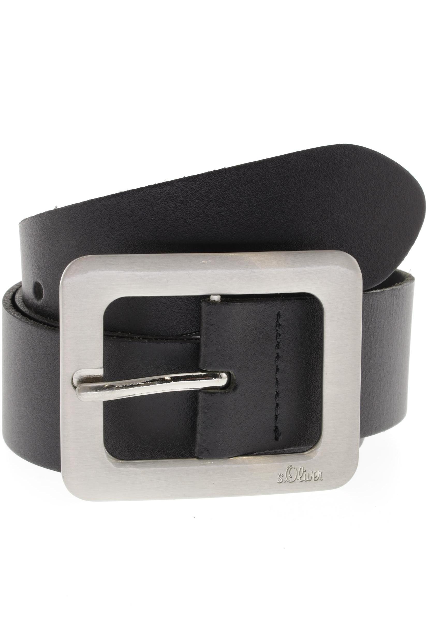 

s.Oliver Damen Gürtel, schwarz, Gr. 85