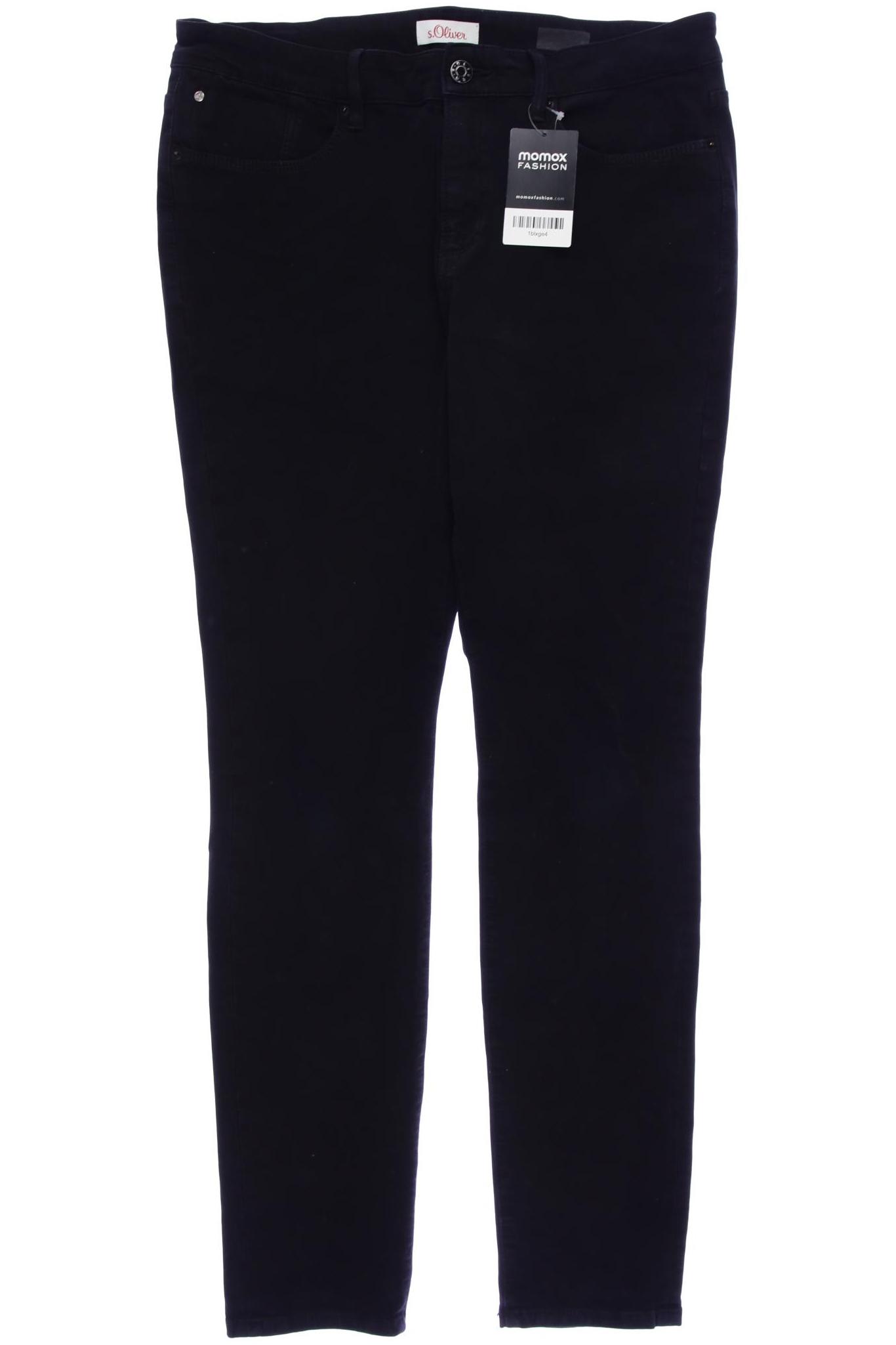 

s.Oliver Damen Jeans, schwarz, Gr. 40