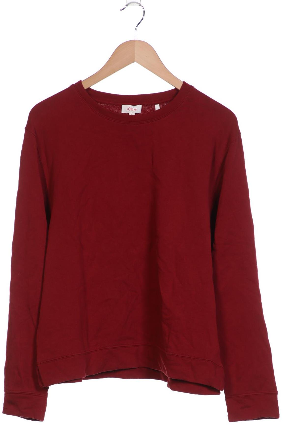 

s.Oliver Damen Sweatshirt, bordeaux, Gr. 40