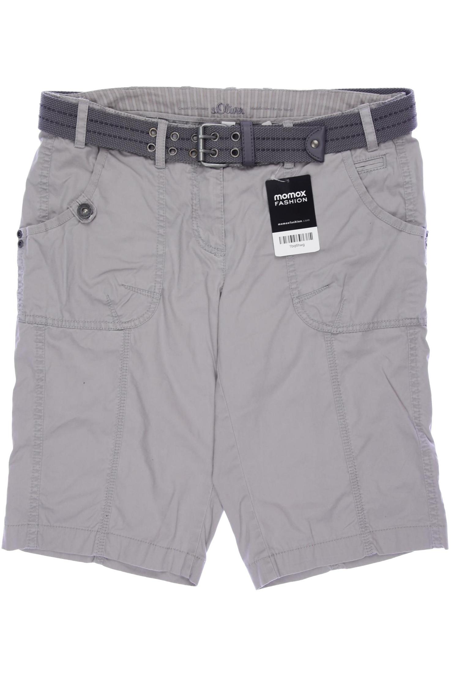 

s.Oliver Damen Shorts, grau, Gr. 38