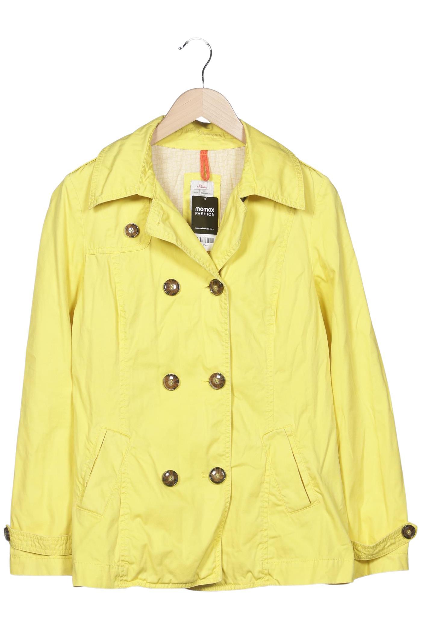

s.Oliver Damen Jacke, gelb, Gr. 38