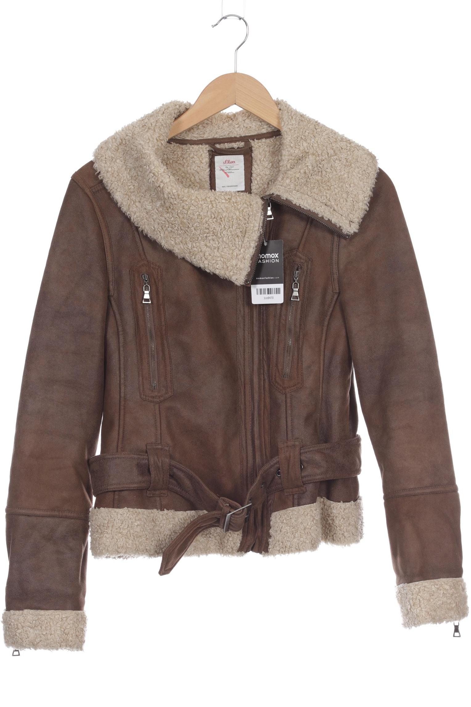 

s.Oliver Damen Jacke, braun, Gr. 38