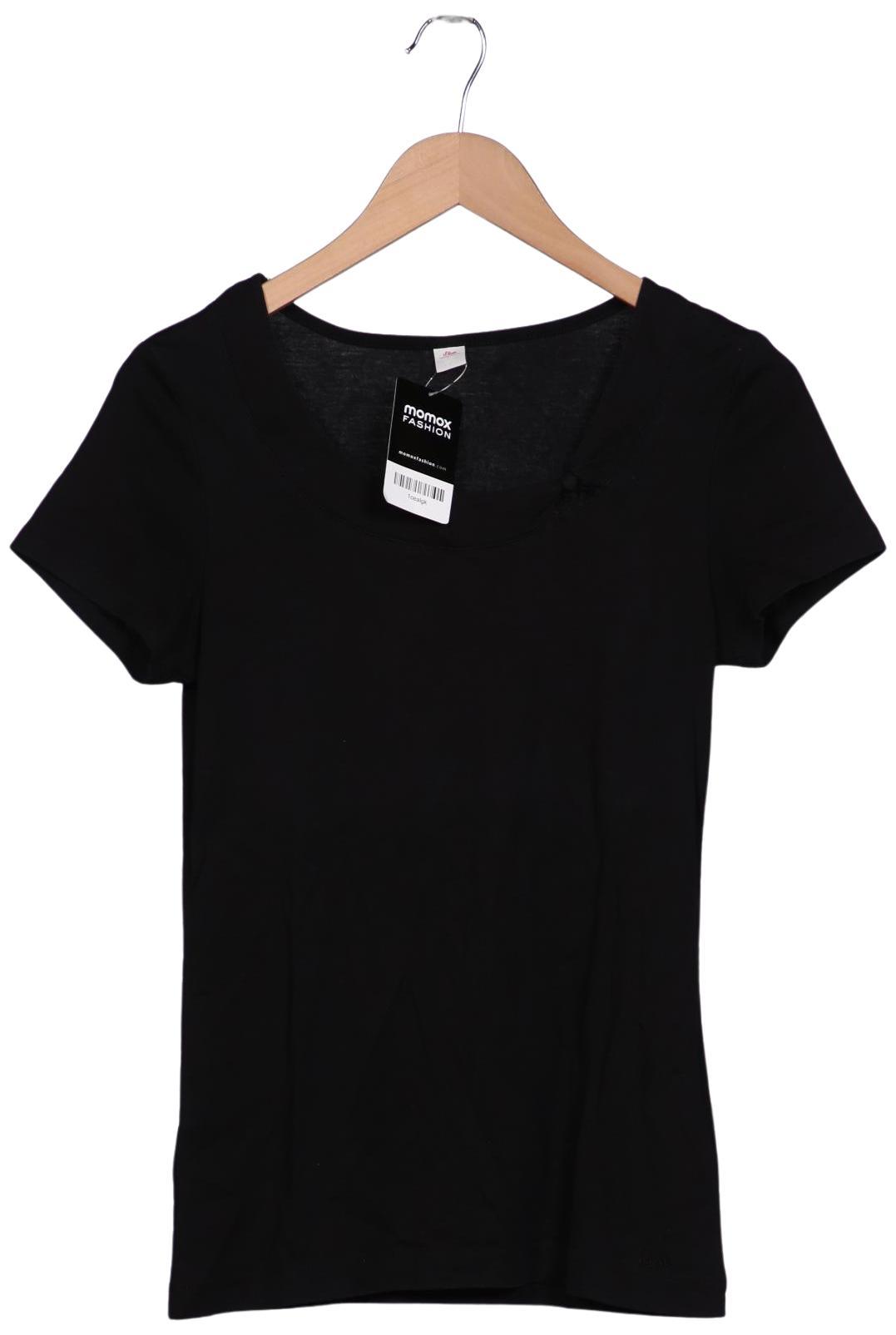 

s.Oliver Damen T-Shirt, schwarz, Gr. 36