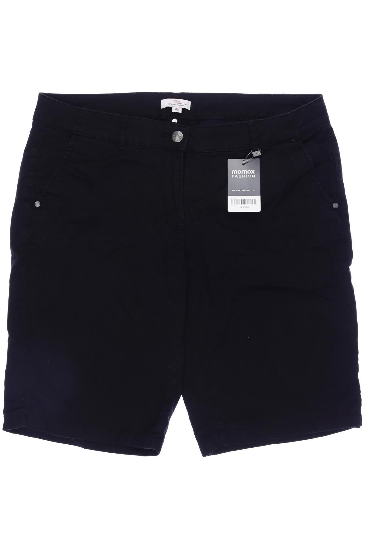 

s.Oliver Damen Shorts, schwarz